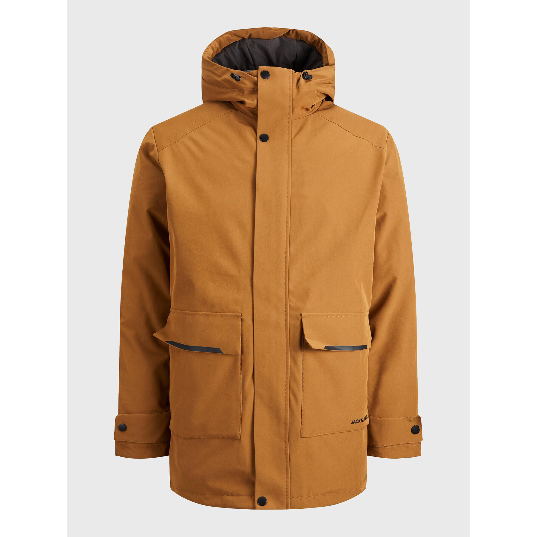 Jack&Jones Parka Tiko 12211896 Hnedá Regular Fit - Pepit.sk