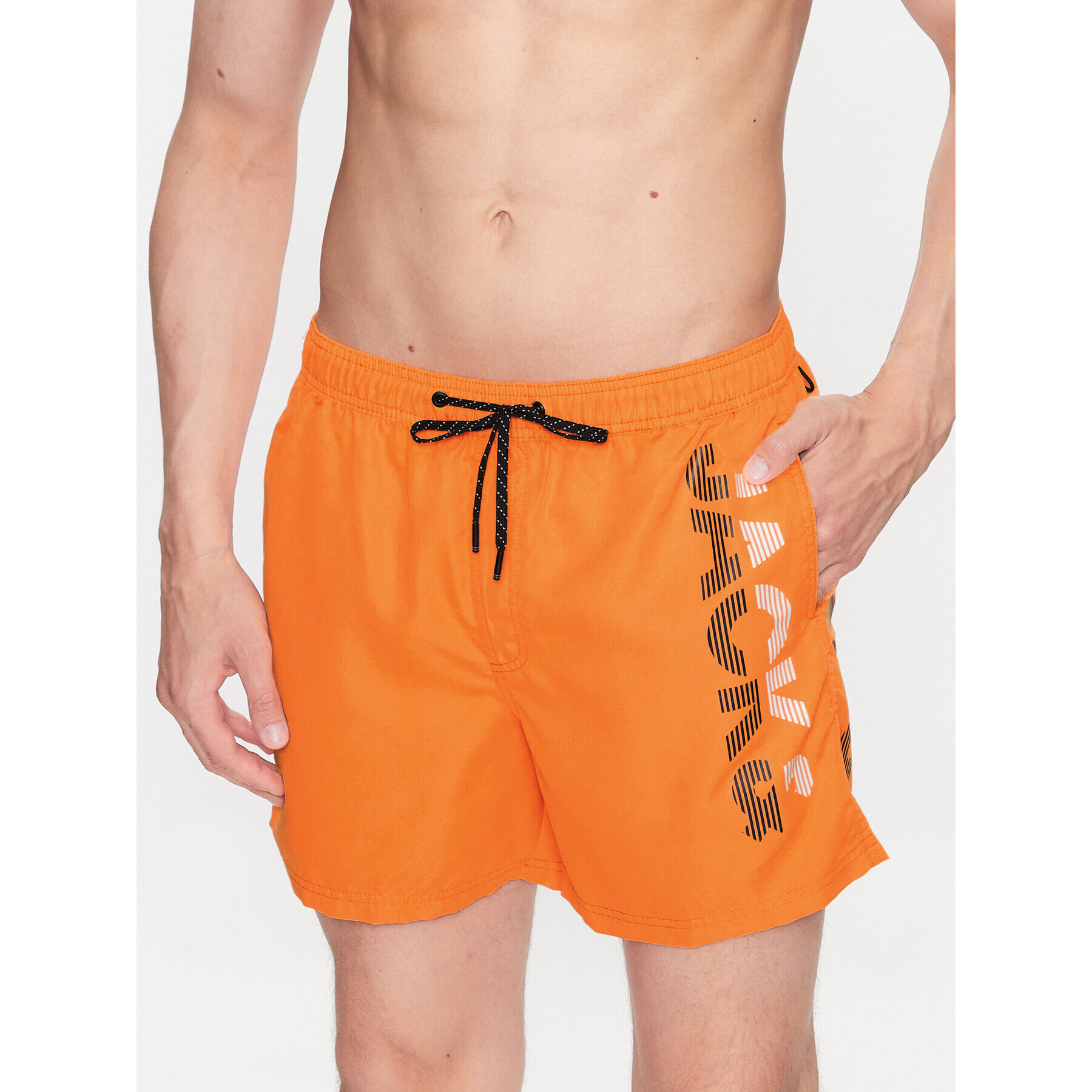 Jack&Jones Plavecké šortky Fiji 12225967 Oranžová Regular Fit - Pepit.sk