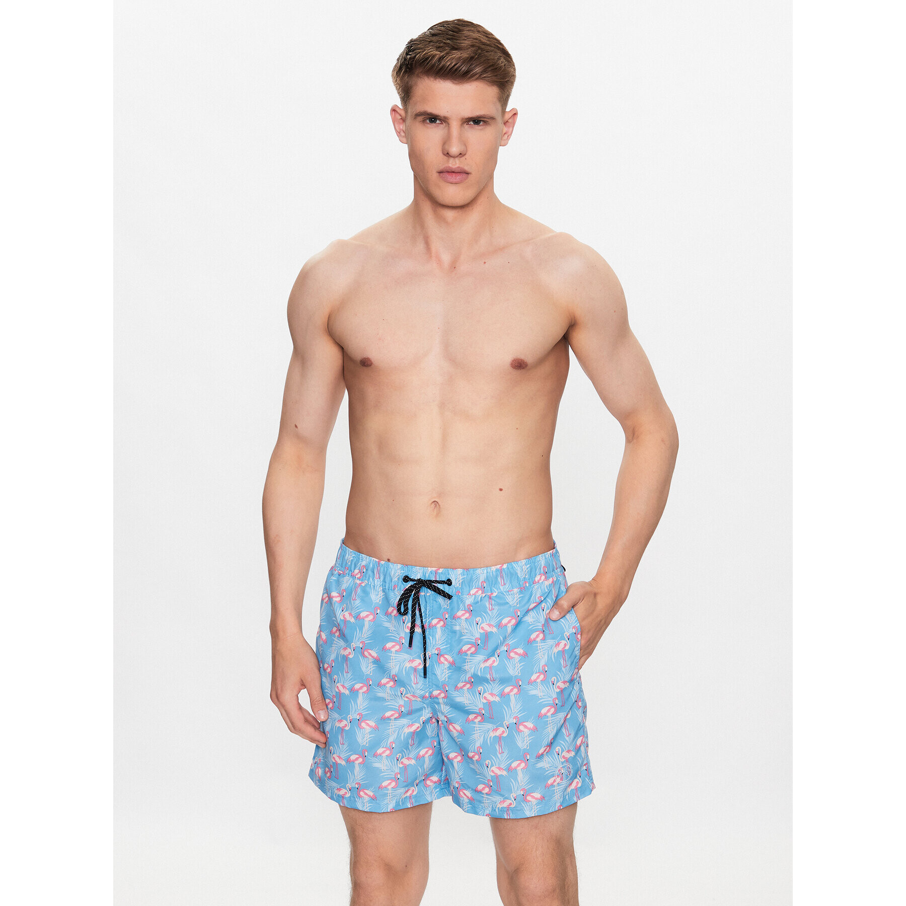 Jack&Jones Plavecké šortky Fiji 12227247 Modrá Regular Fit - Pepit.sk