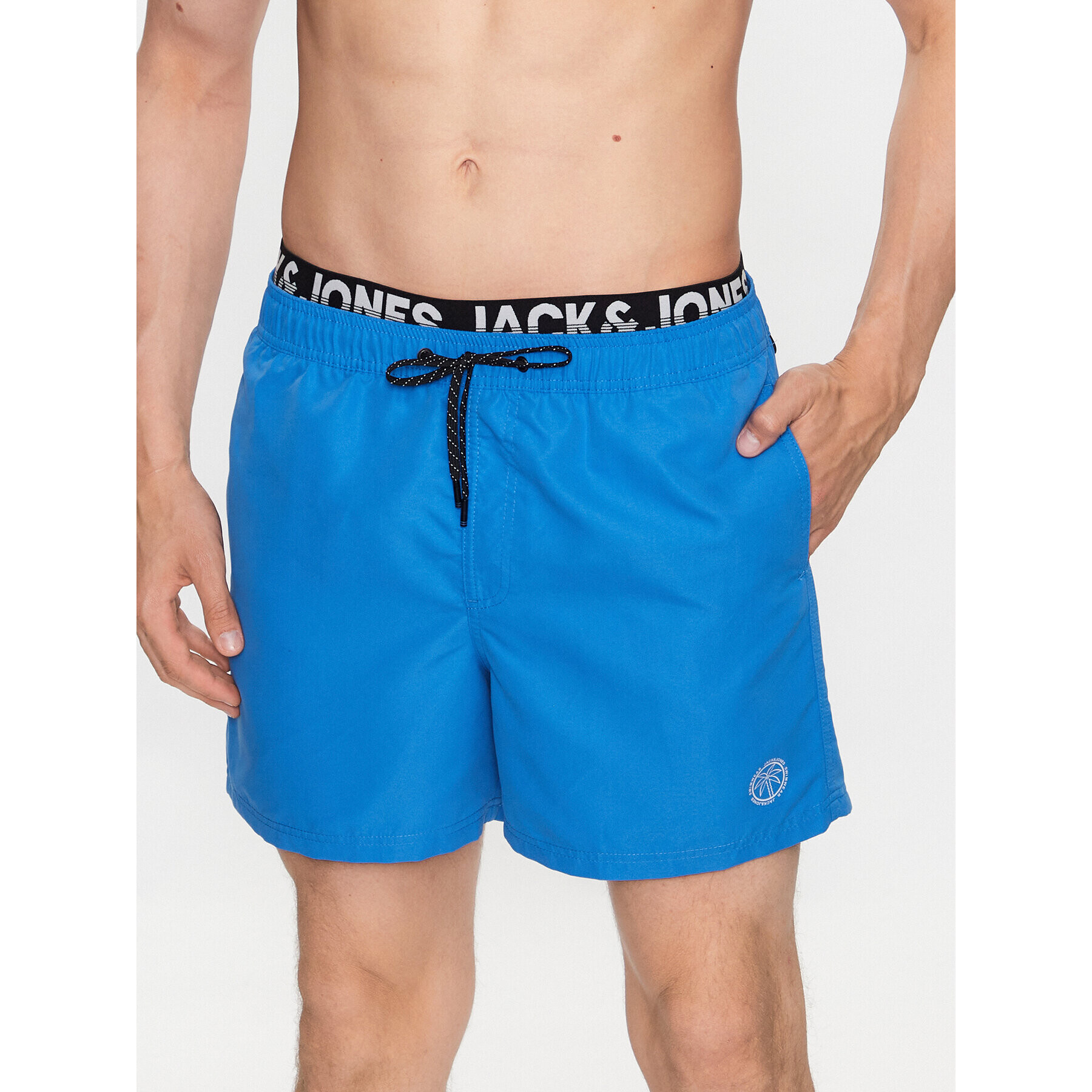 Jack&Jones Plavecké šortky Fiji 12227254 Modrá Regular Fit - Pepit.sk