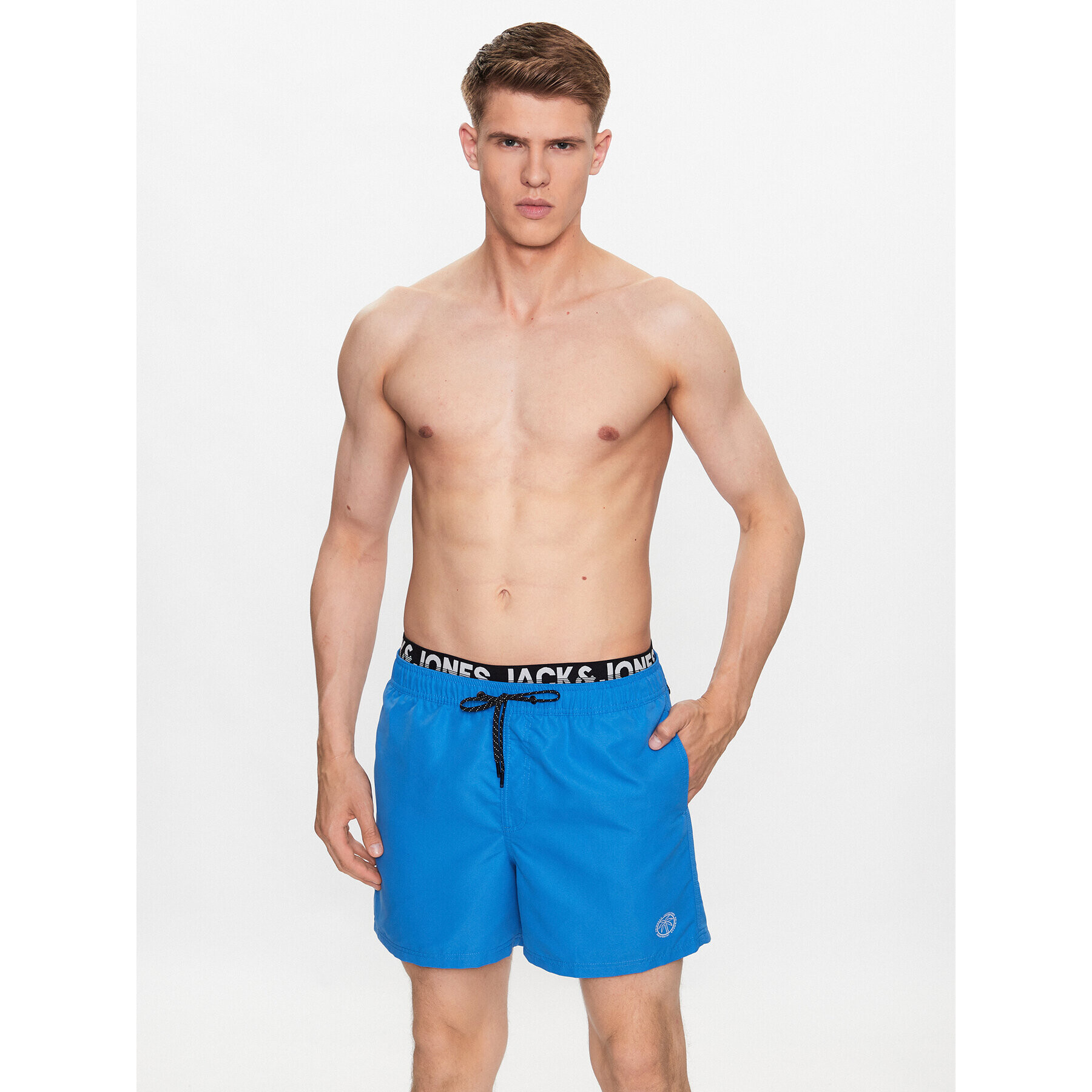 Jack&Jones Plavecké šortky Fiji 12227254 Modrá Regular Fit - Pepit.sk