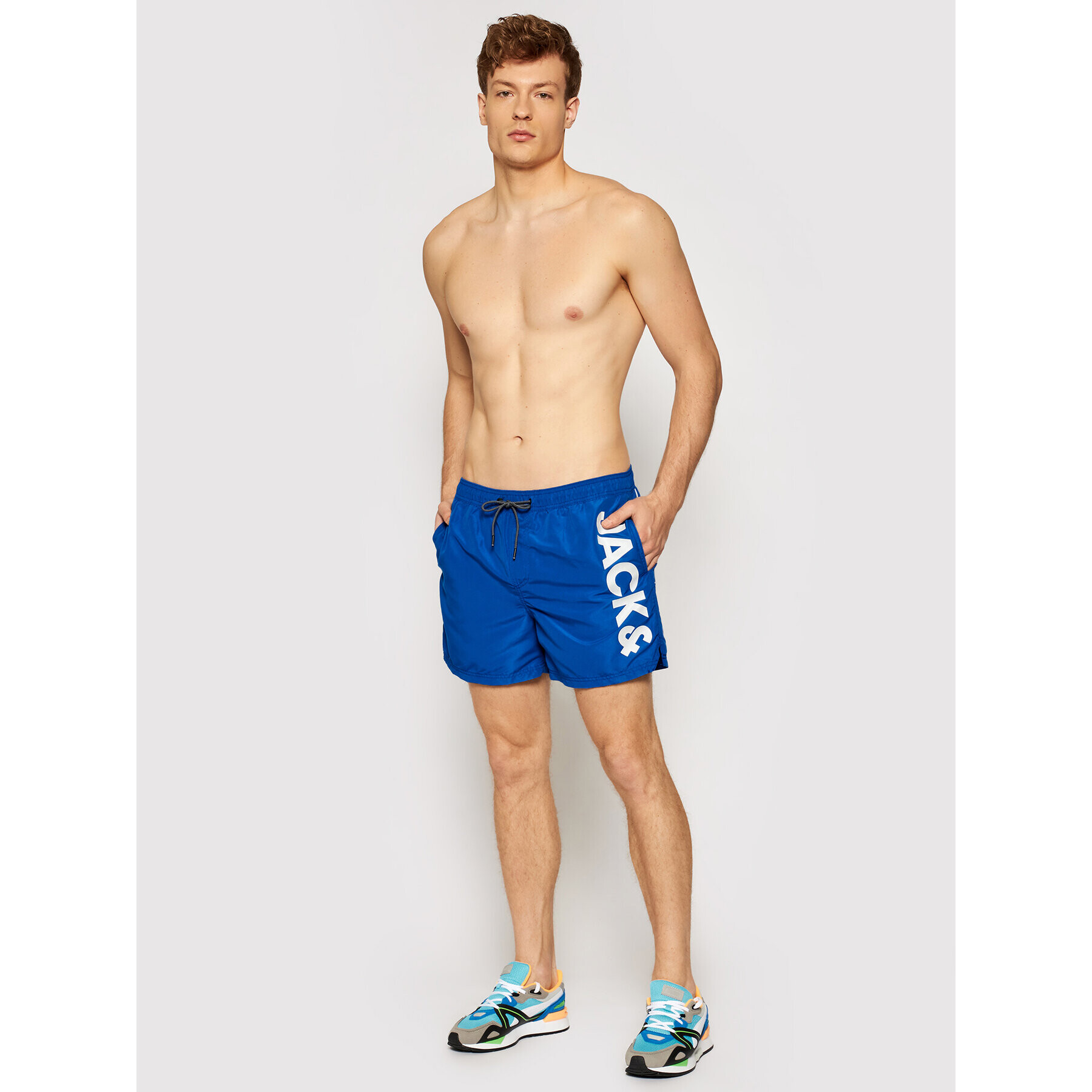 Jack&Jones Plavecké šortky Bali 12183806 Tmavomodrá Regular Fit - Pepit.sk