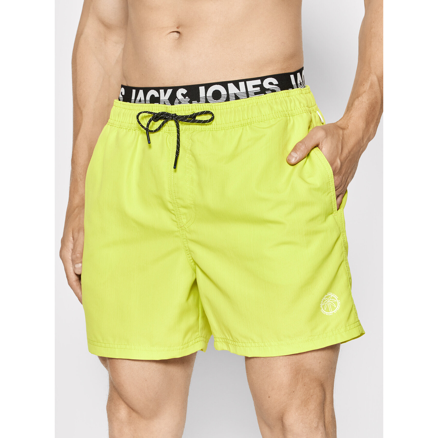 Jack&Jones Plavecké šortky Crete 12203815 Zelená Regular Fit - Pepit.sk