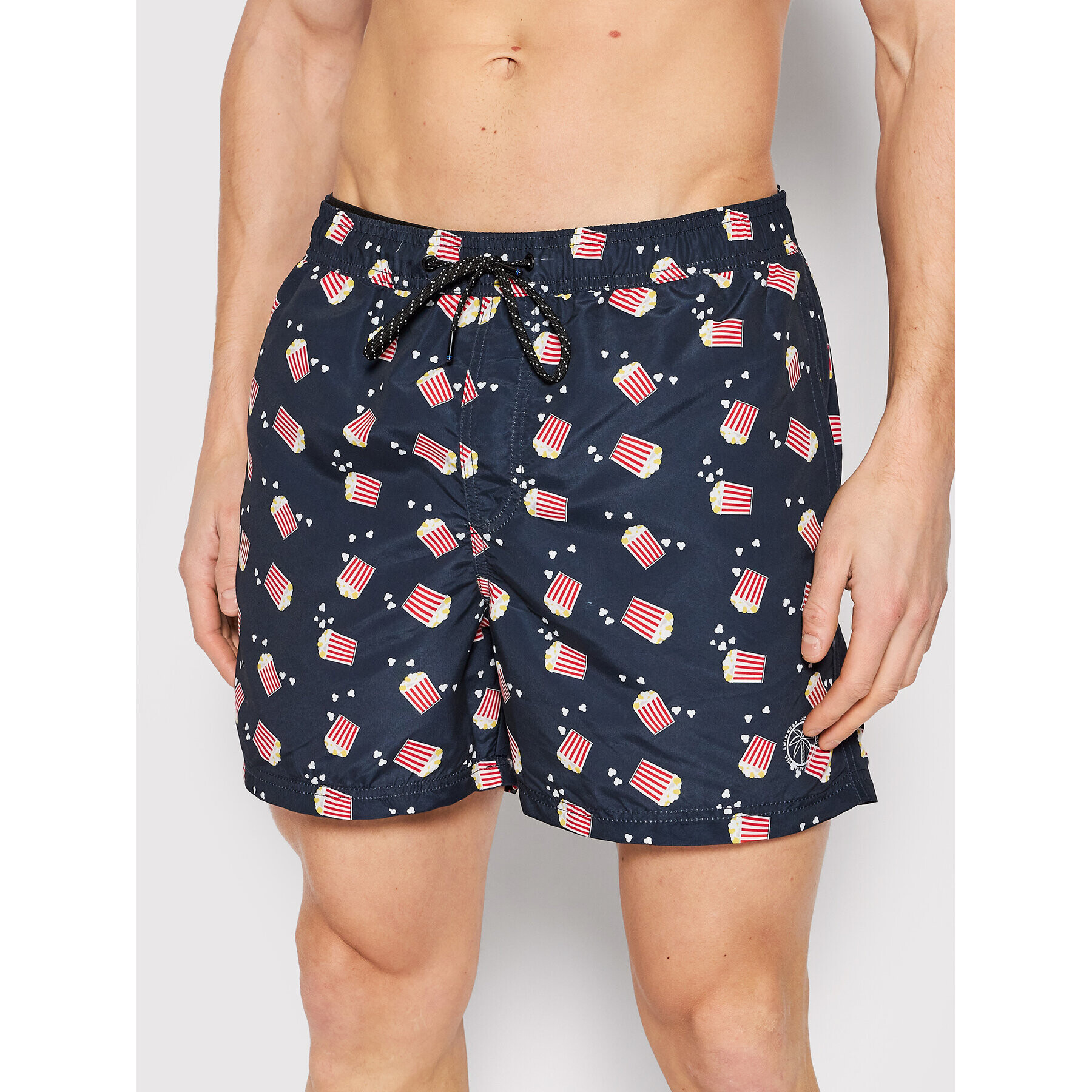 Jack&Jones Plavecké šortky Crete 12203822 Tmavomodrá Regular Fit - Pepit.sk