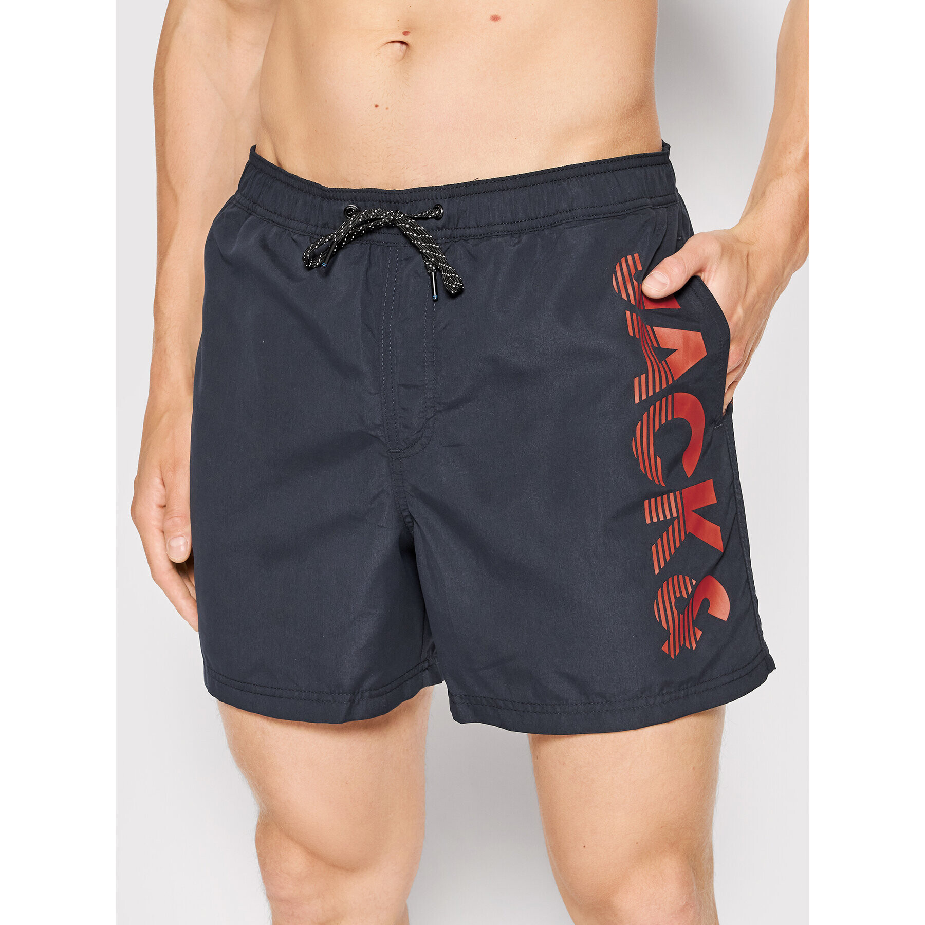 Jack&Jones Plavecké šortky Crete 12203826 Tmavomodrá Regular Fit - Pepit.sk