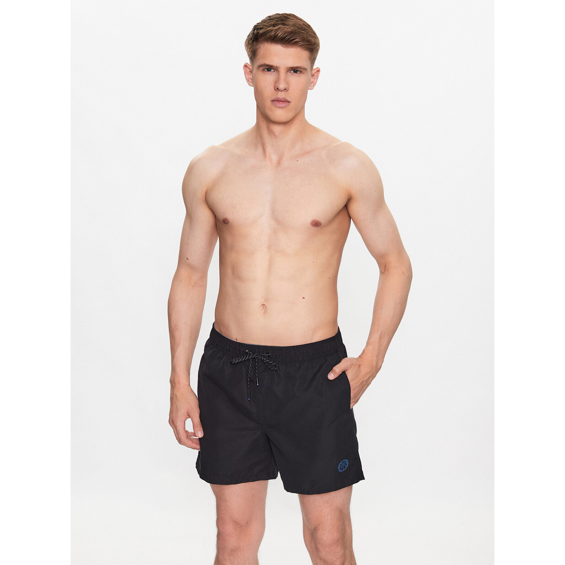 Jack&Jones Plavecké šortky Fiji 12225961 Čierna Regular Fit - Pepit.sk