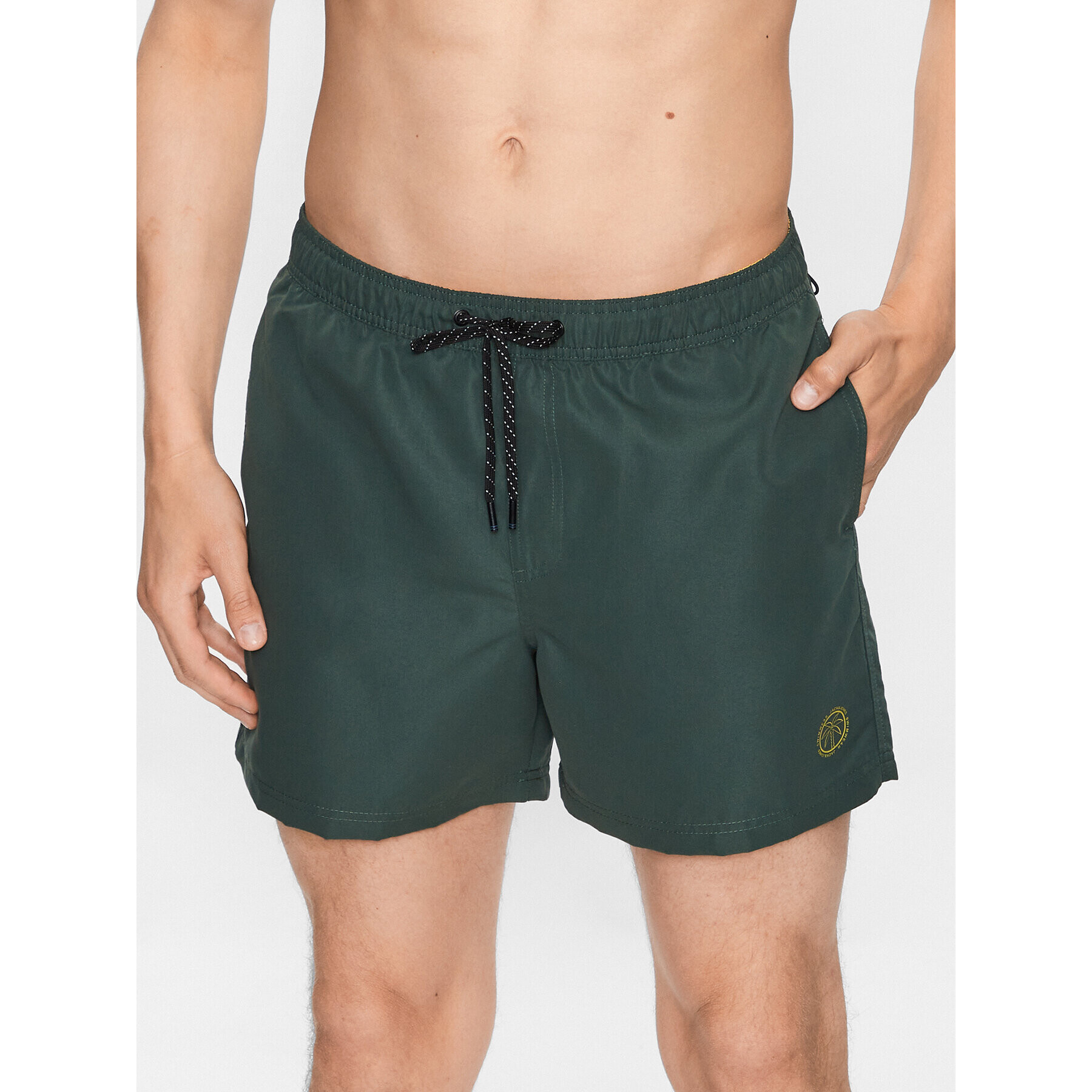 Jack&Jones Plavecké šortky Fiji 12225961 Zelená Regular Fit - Pepit.sk