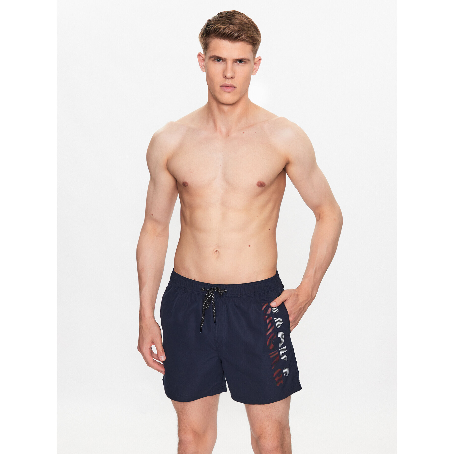 Jack&Jones Plavecké šortky Fiji 12225967 Tmavomodrá Regular Fit - Pepit.sk