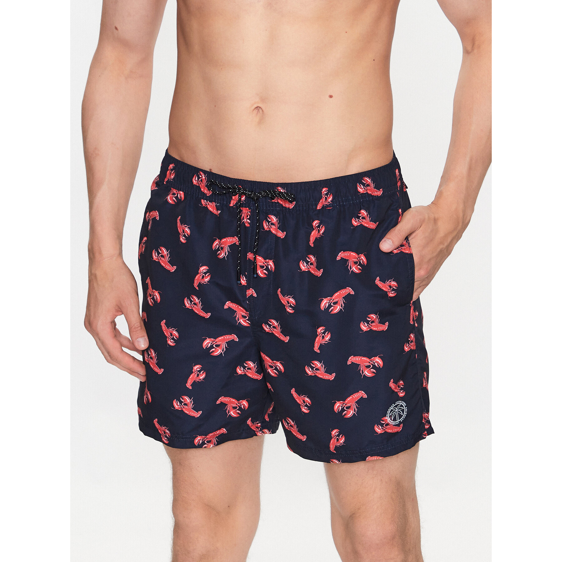 Jack&Jones Plavecké šortky Fiji 12227247 Tmavomodrá Regular Fit - Pepit.sk