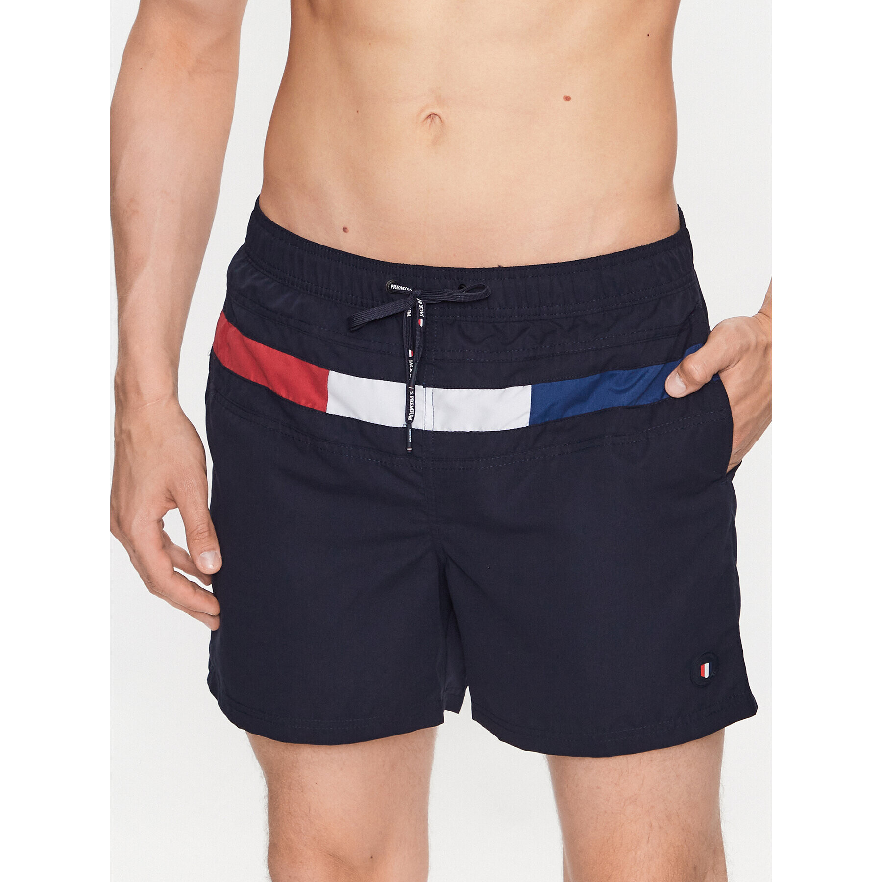 Jack&Jones Plavecké šortky Fiji 12232865 Tmavomodrá Regular Fit - Pepit.sk