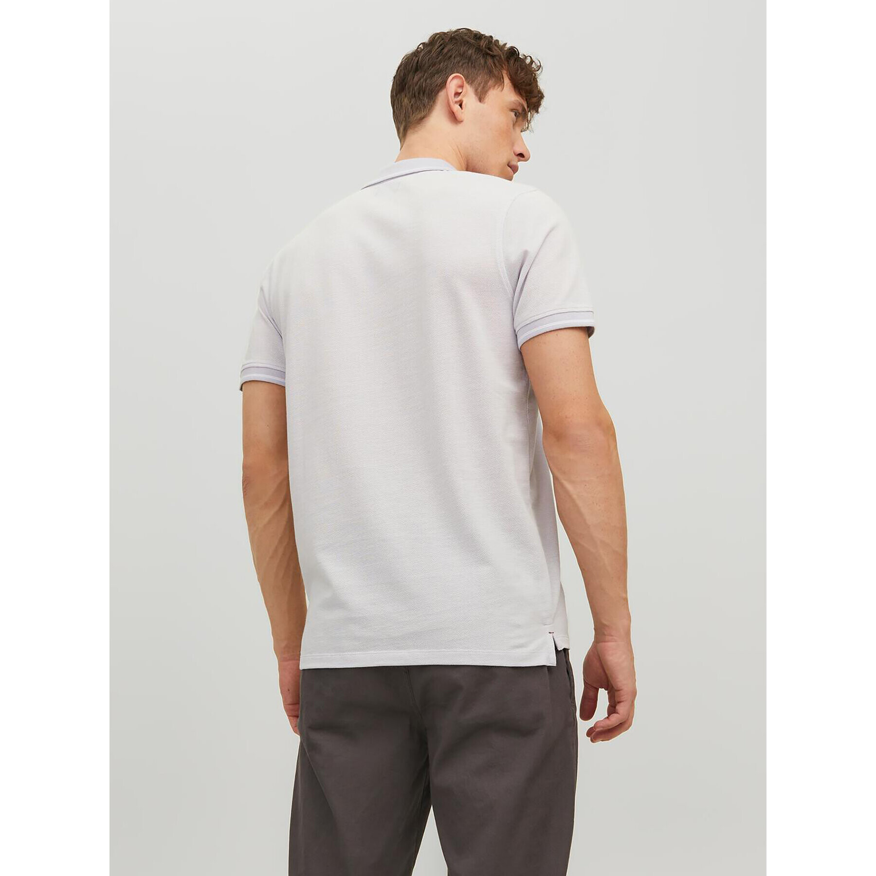 Jack&Jones Polokošeľa Bluwin 12169064 Sivá Regular Fit - Pepit.sk