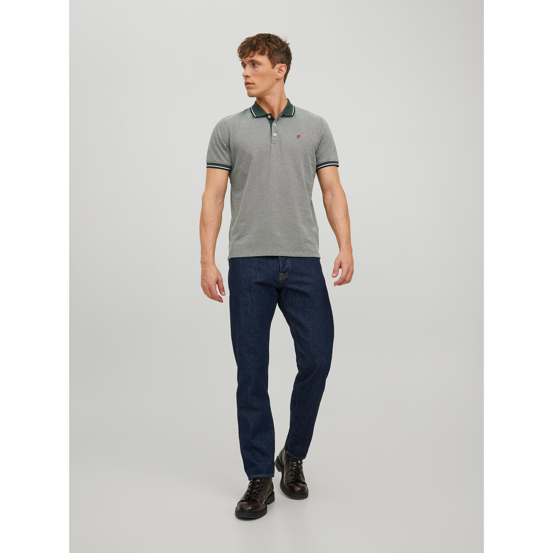 Jack&Jones Polokošeľa 12169064 Zelená Regular Fit - Pepit.sk