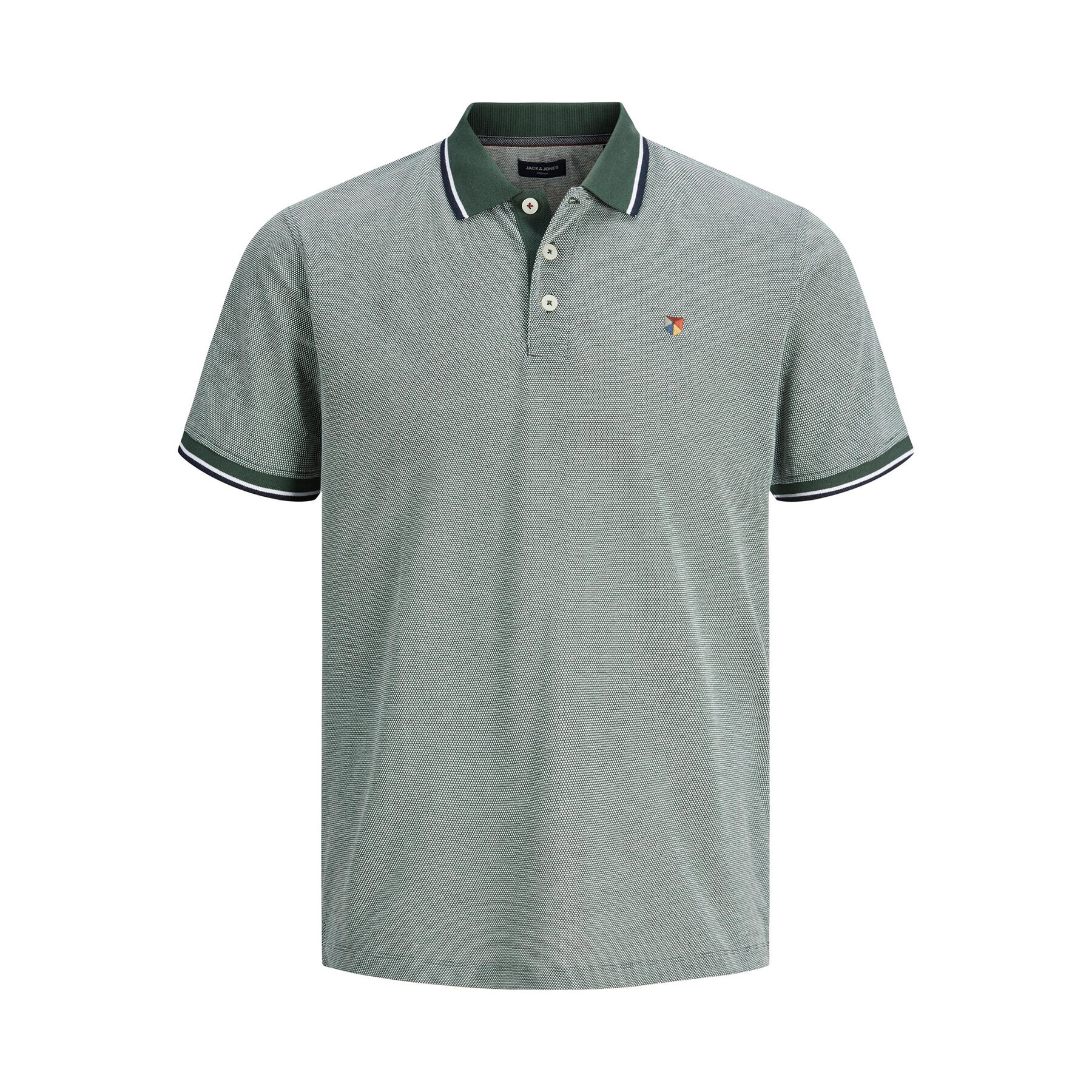 Jack&Jones Polokošeľa 12169064 Zelená Regular Fit - Pepit.sk