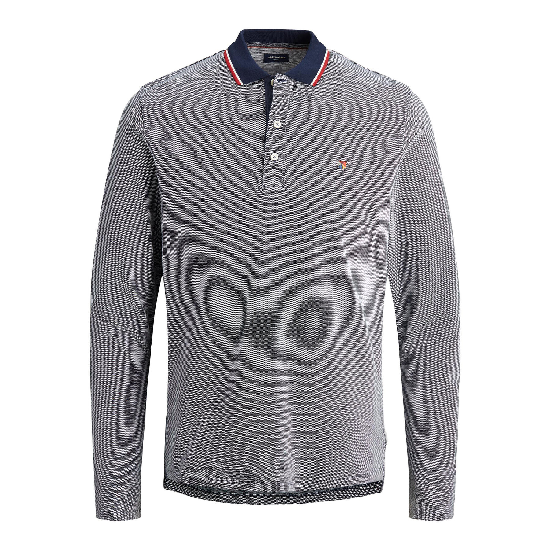 Jack&Jones Polokošeľa 12174038 Sivá Regular Fit - Pepit.sk