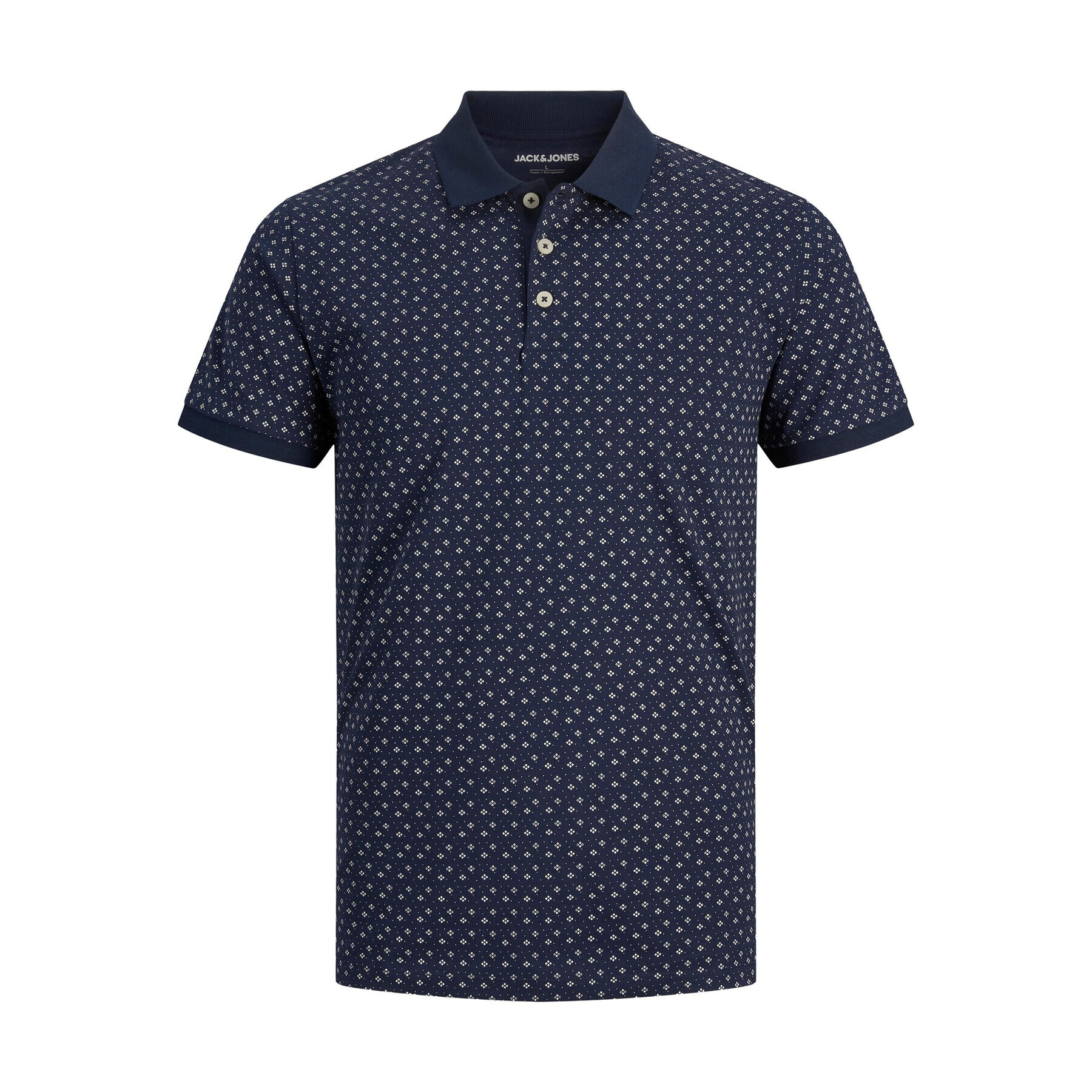 Jack&Jones Polokošeľa 12224208 Tmavomodrá Regular Fit - Pepit.sk