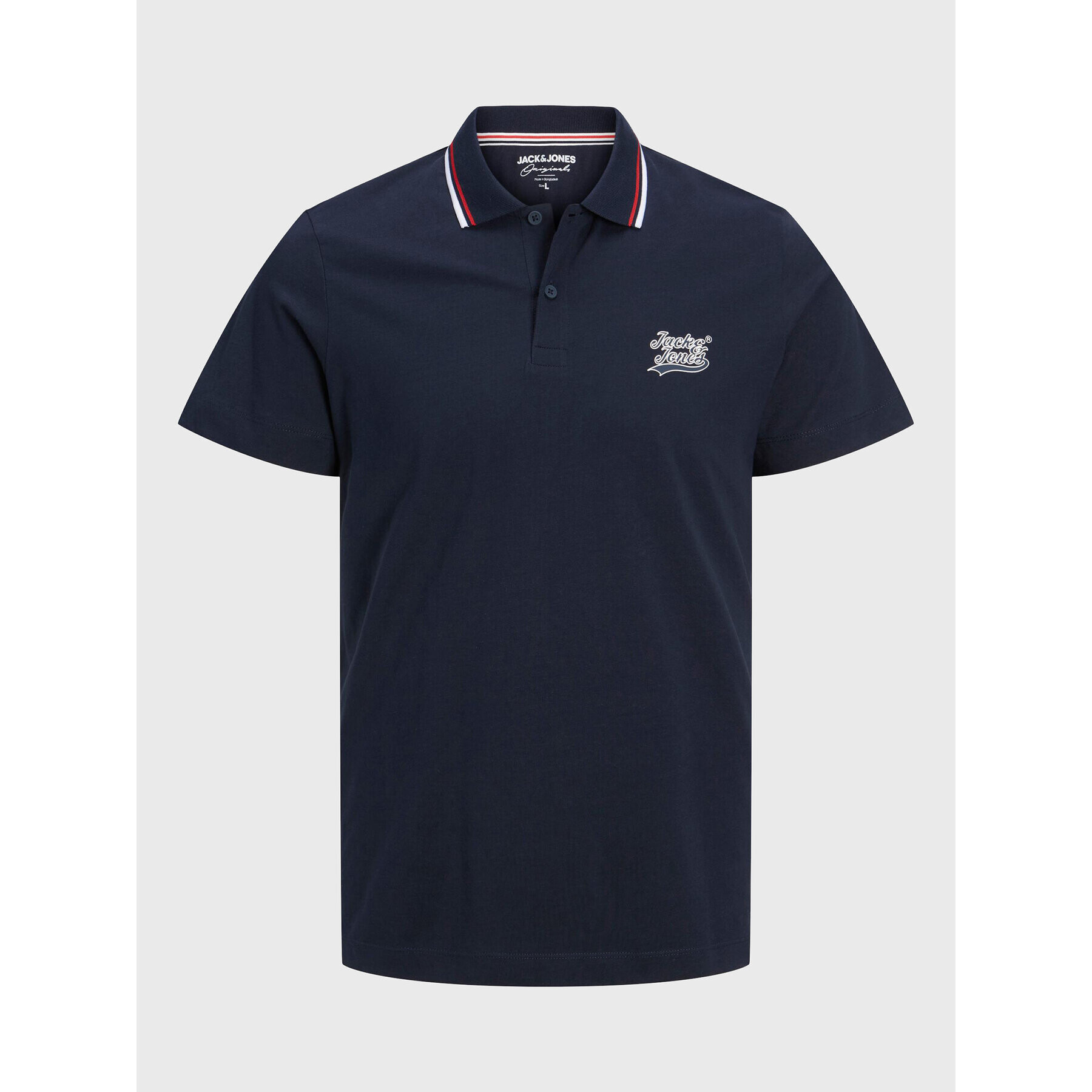 Jack&Jones Polokošeľa Trevor 12228781 Tmavomodrá Standard Fit - Pepit.sk