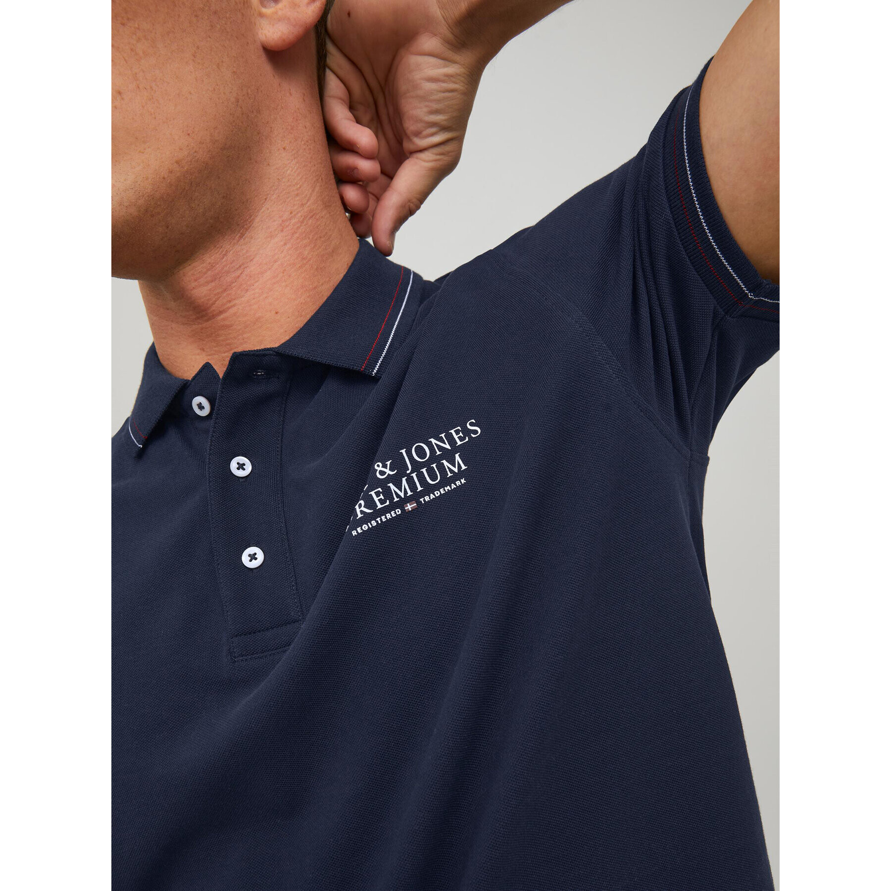 Jack&Jones Polokošeľa 12228843 Tmavomodrá Regular Fit - Pepit.sk