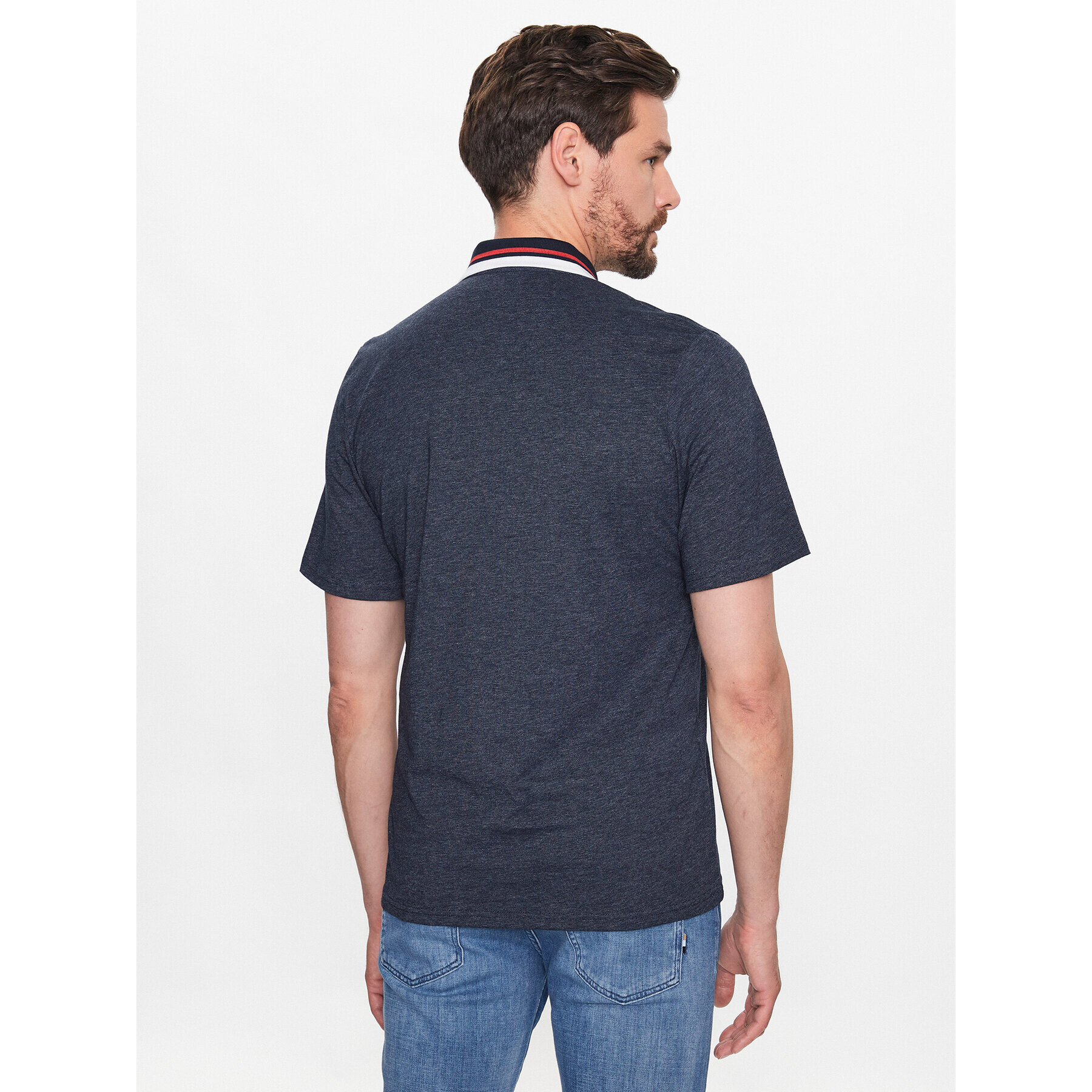 Jack&Jones Polokošeľa Logan 12229420 Tmavomodrá Standard Fit - Pepit.sk