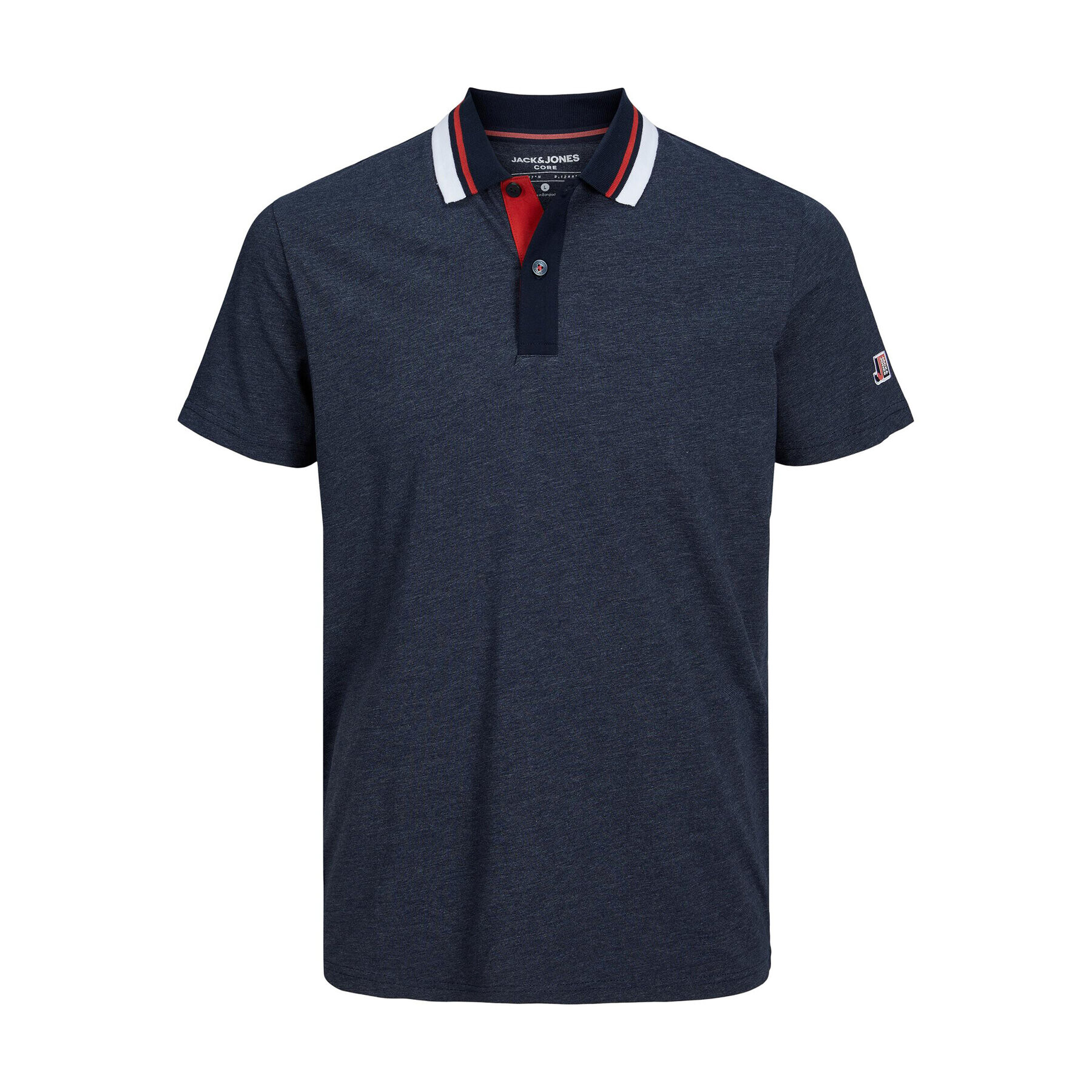 Jack&Jones Polokošeľa Logan 12229420 Tmavomodrá Standard Fit - Pepit.sk