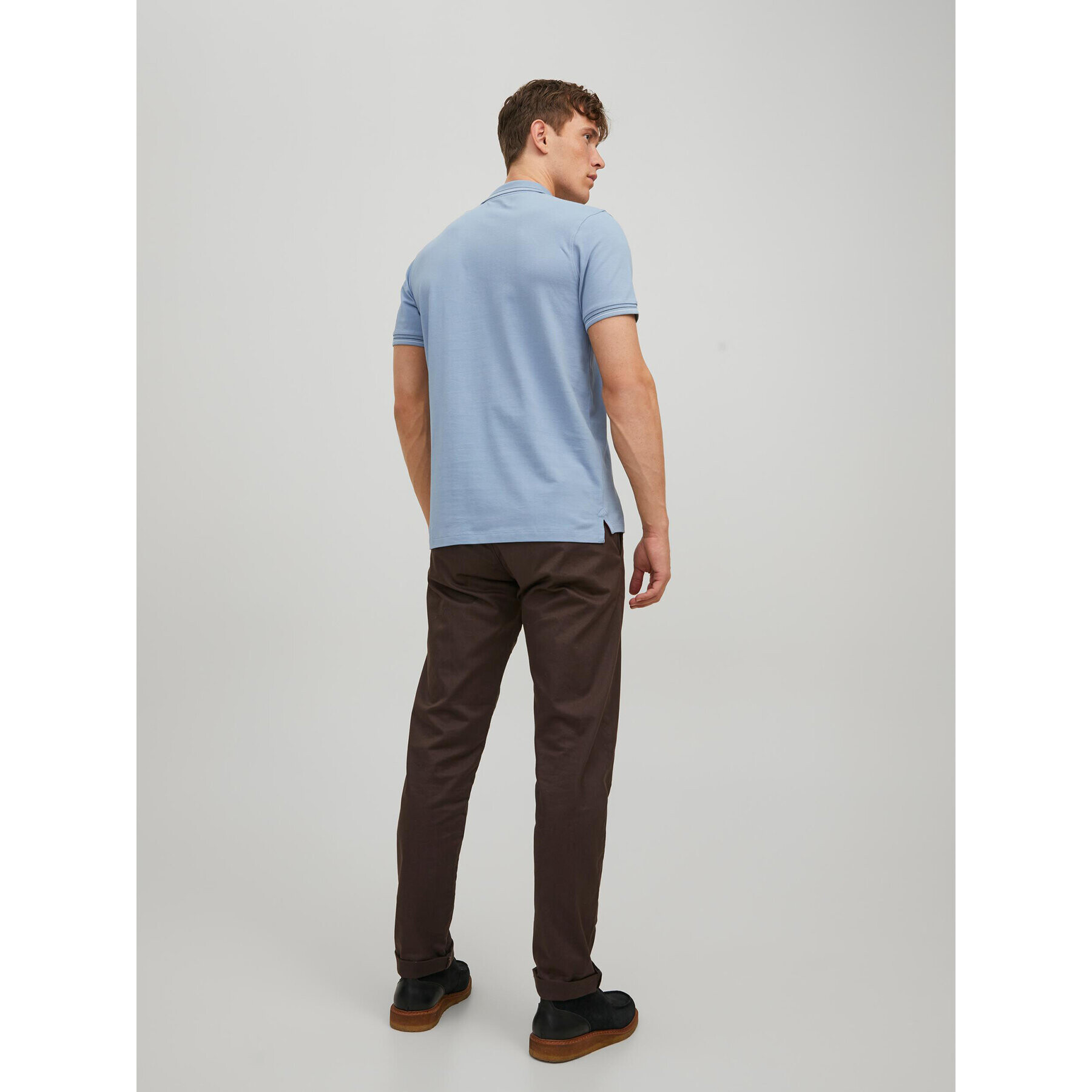 Jack&Jones Polokošeľa Archie 12228843 Modrá Regular Fit - Pepit.sk