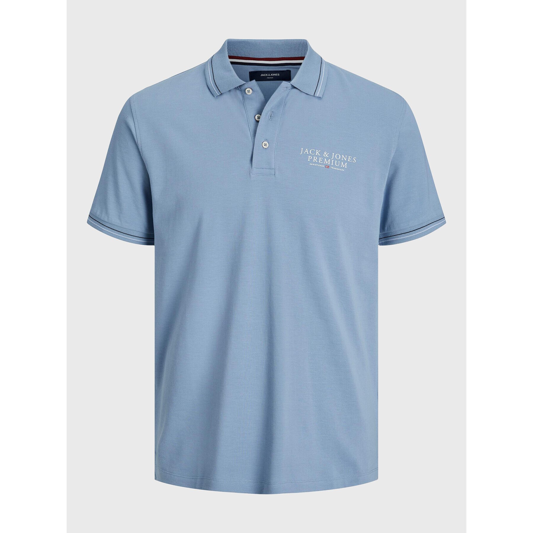 Jack&Jones Polokošeľa Archie 12228843 Modrá Regular Fit - Pepit.sk