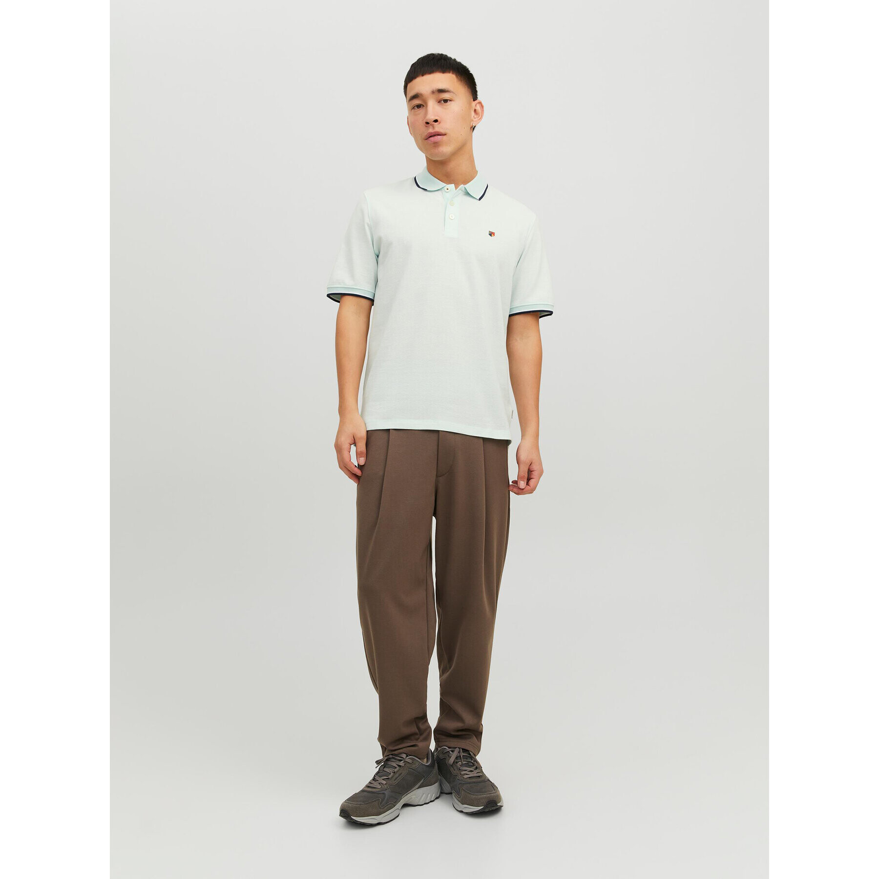 Jack&Jones Polokošeľa Bluwin 12169064 Zelená Regular Fit - Pepit.sk