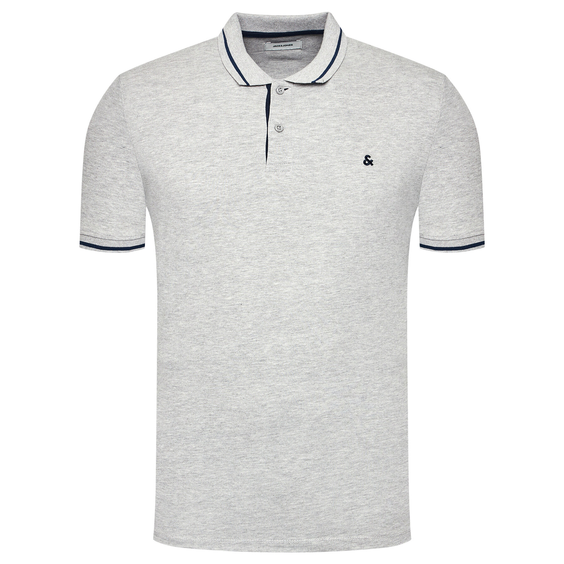 Jack&Jones Polokošeľa Jersey 12180891 Sivá Regular Fit - Pepit.sk