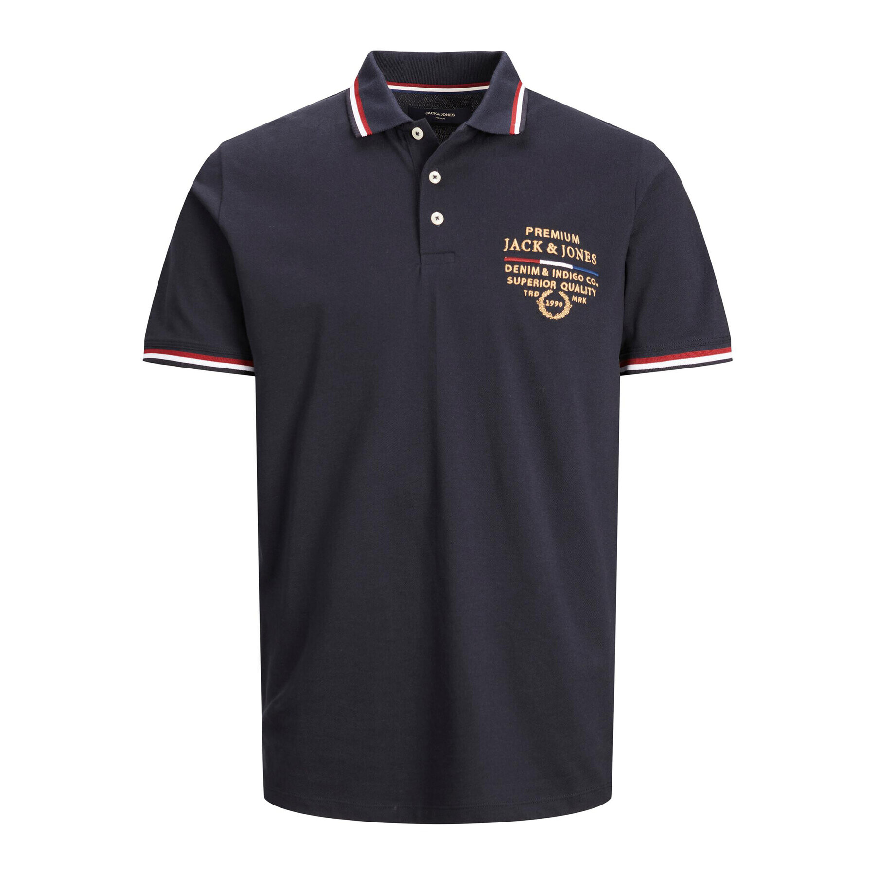 Jack&Jones Polokošeľa Lucas 12236306 Tmavomodrá Regular Fit - Pepit.sk