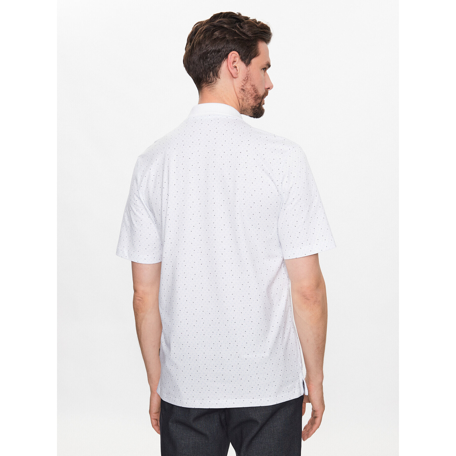 Jack&Jones Polokošeľa Marseille 12227870 Biela Standard Fit - Pepit.sk