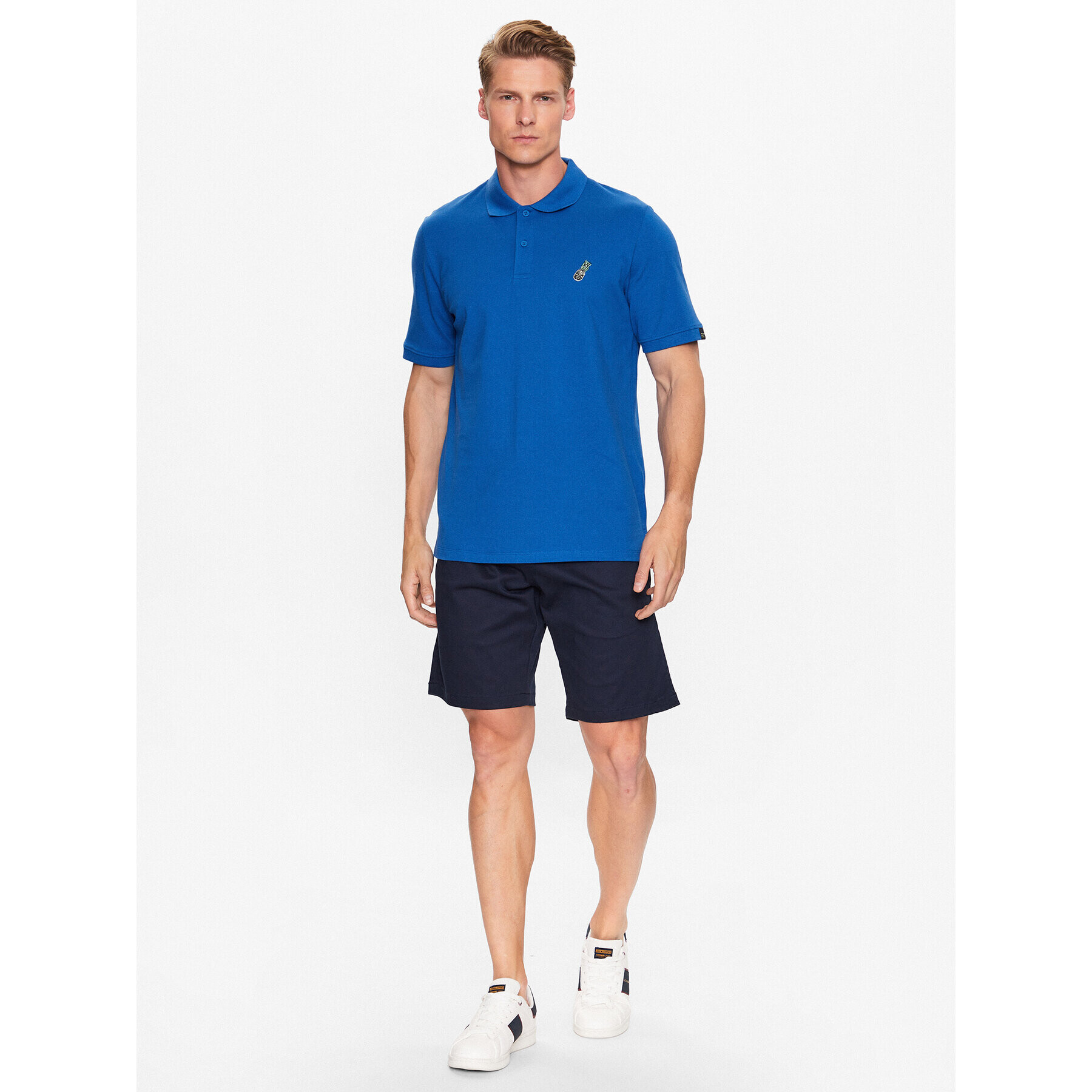 Jack&Jones Polokošeľa Palma 12234292 Modrá Standard Fit - Pepit.sk