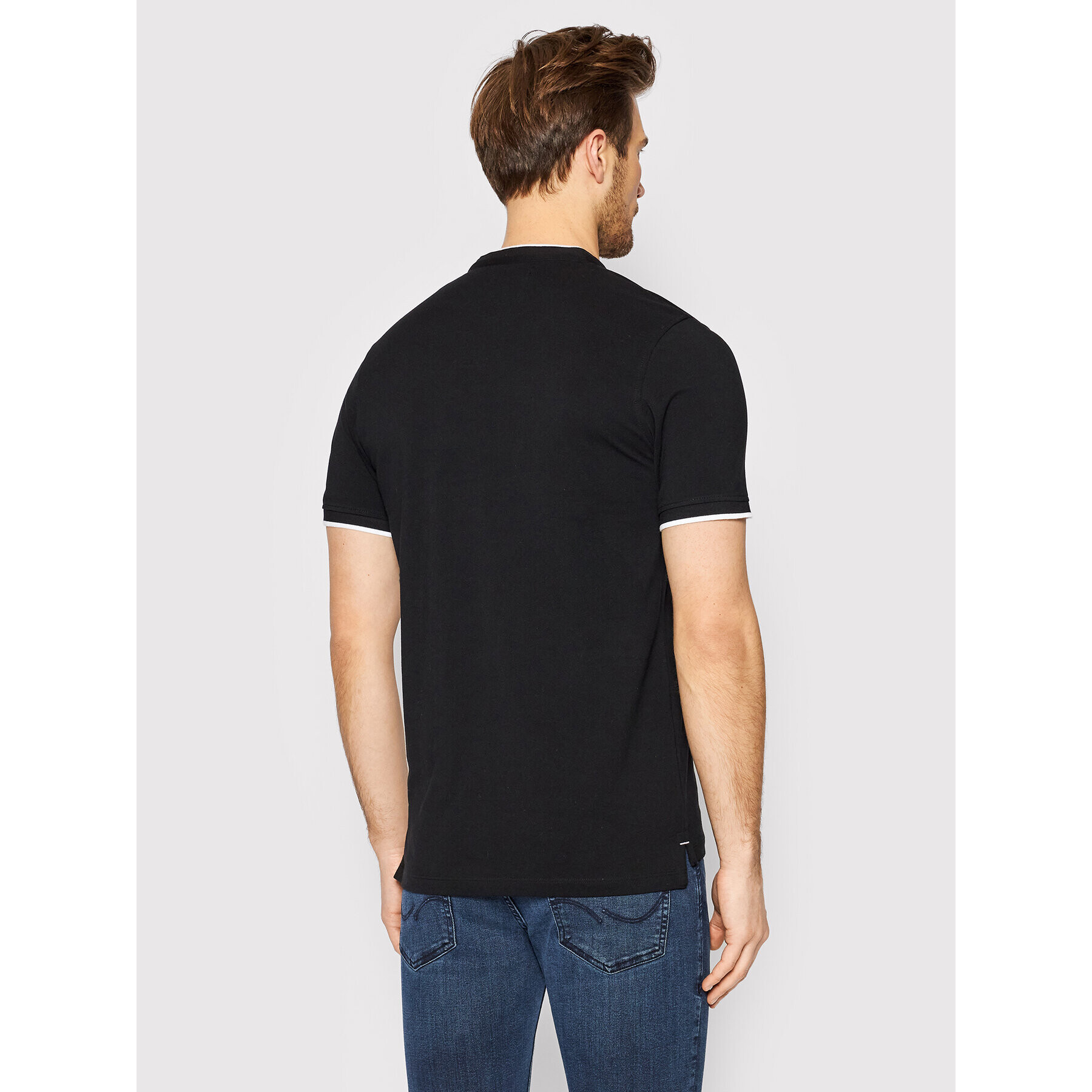 Jack&Jones Polokošeľa Paulos 12199711 Čierna Regular Fit - Pepit.sk