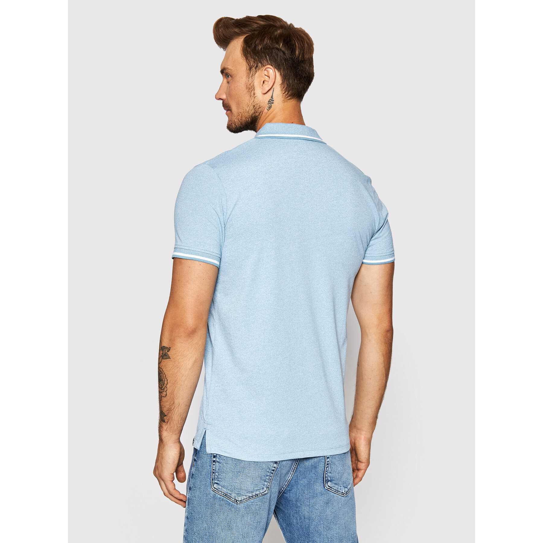 Jack&Jones Polokošeľa Tons 12186778 Modrá Regular Fit - Pepit.sk