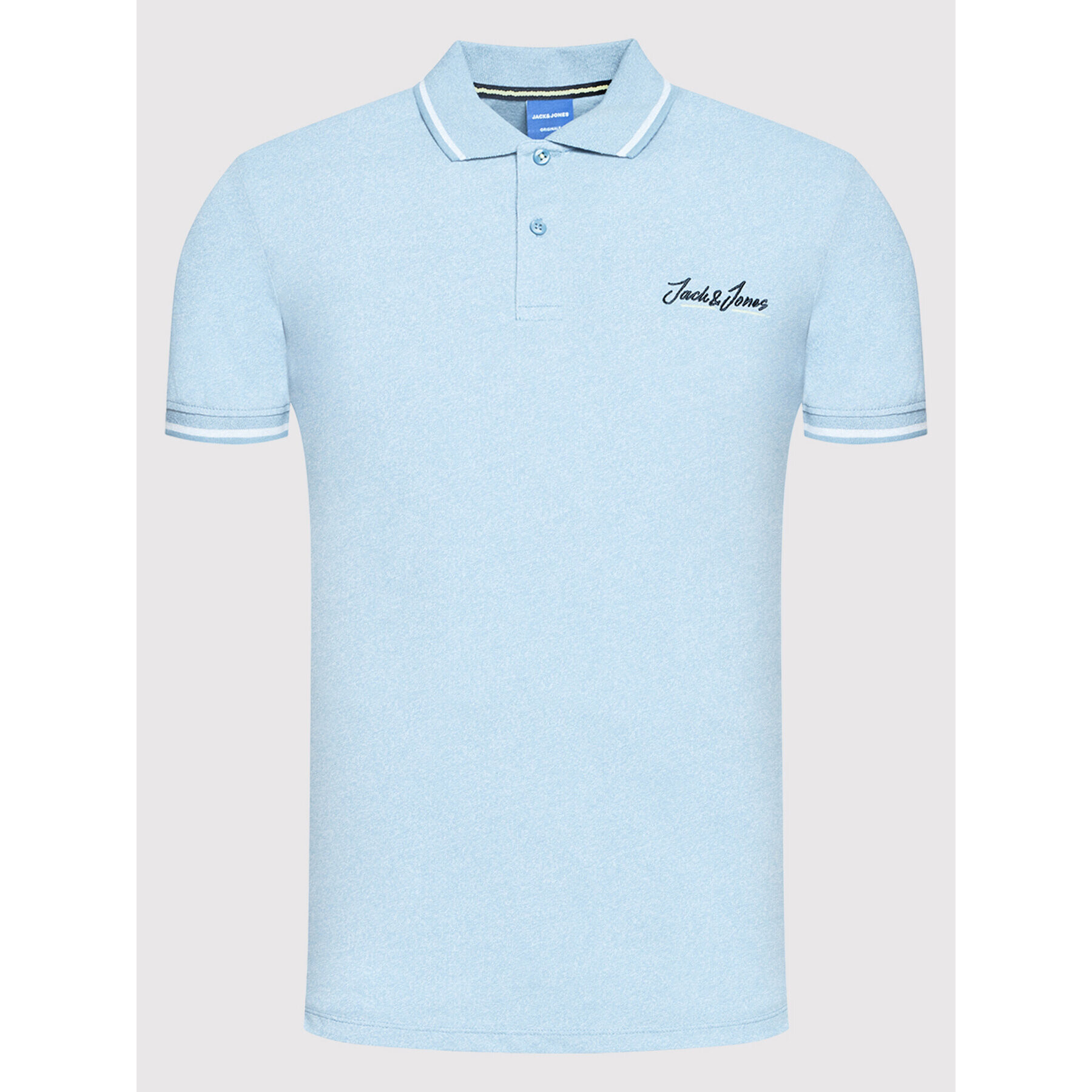 Jack&Jones Polokošeľa Tons 12186778 Modrá Regular Fit - Pepit.sk