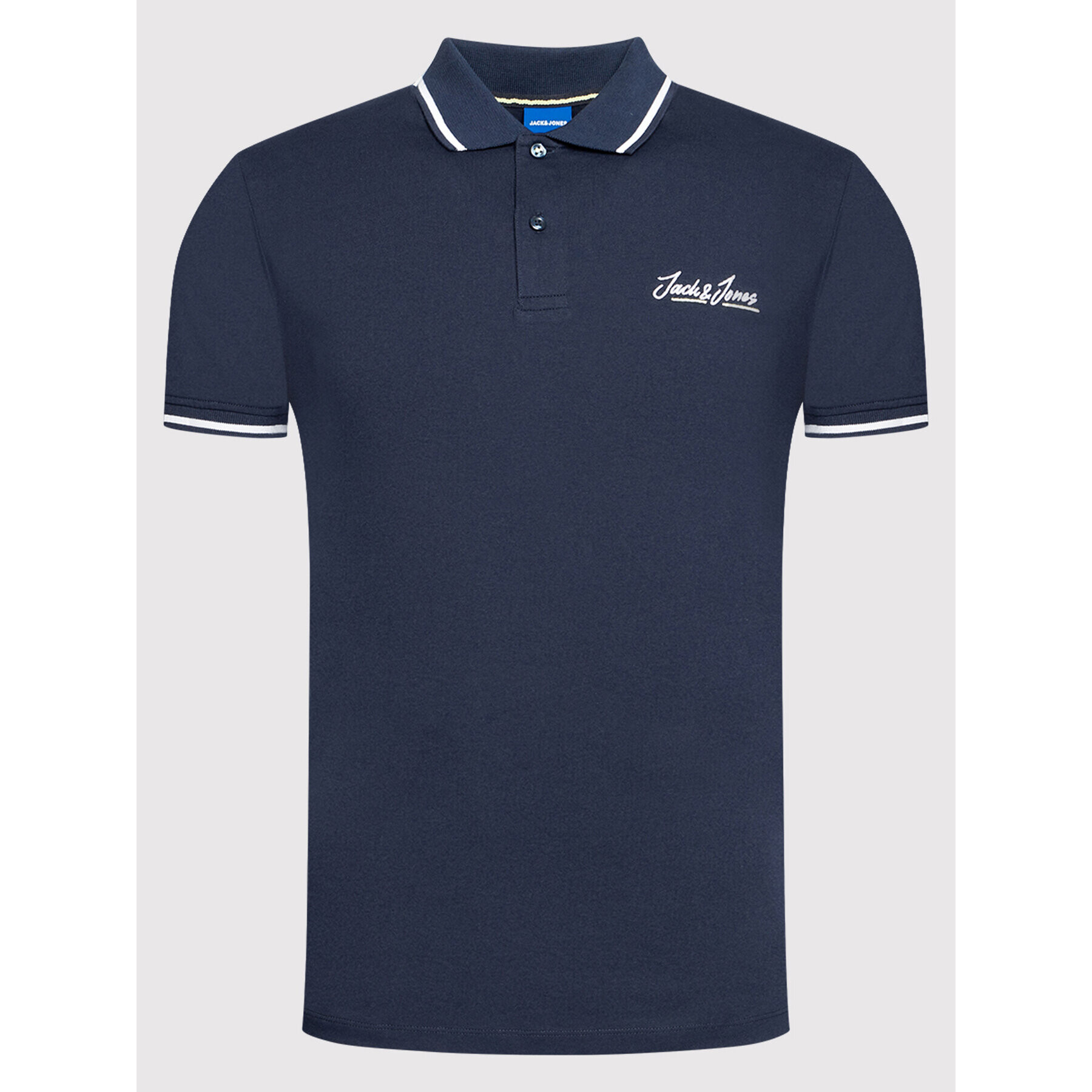 Jack&Jones Polokošeľa Tons 12186778 Tmavomodrá Regular Fit - Pepit.sk