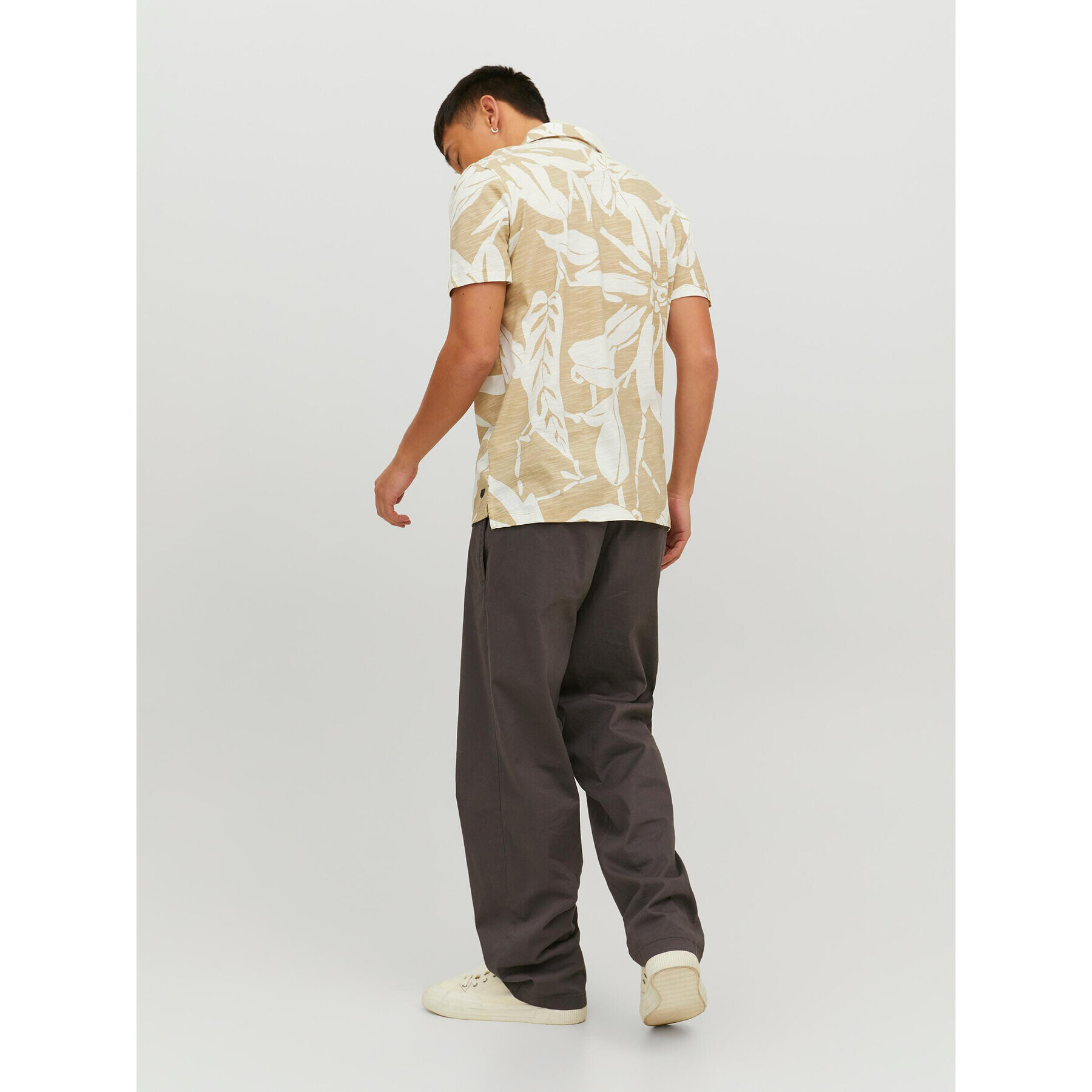 Jack&Jones Polokošeľa Tropic 12210827 Béžová Regular Fit - Pepit.sk