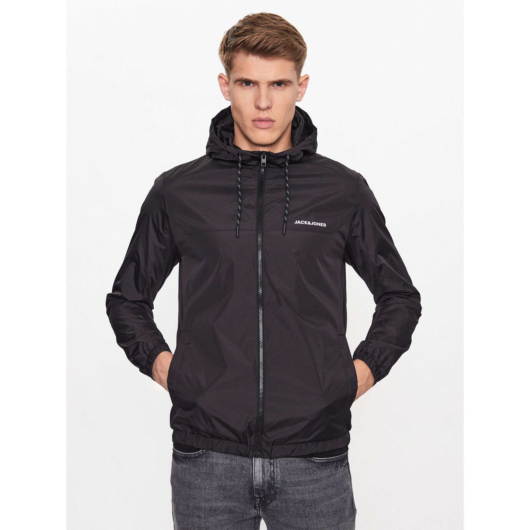 Jack&Jones Prechodná bunda 12223136 Čierna Regular Fit - Pepit.sk