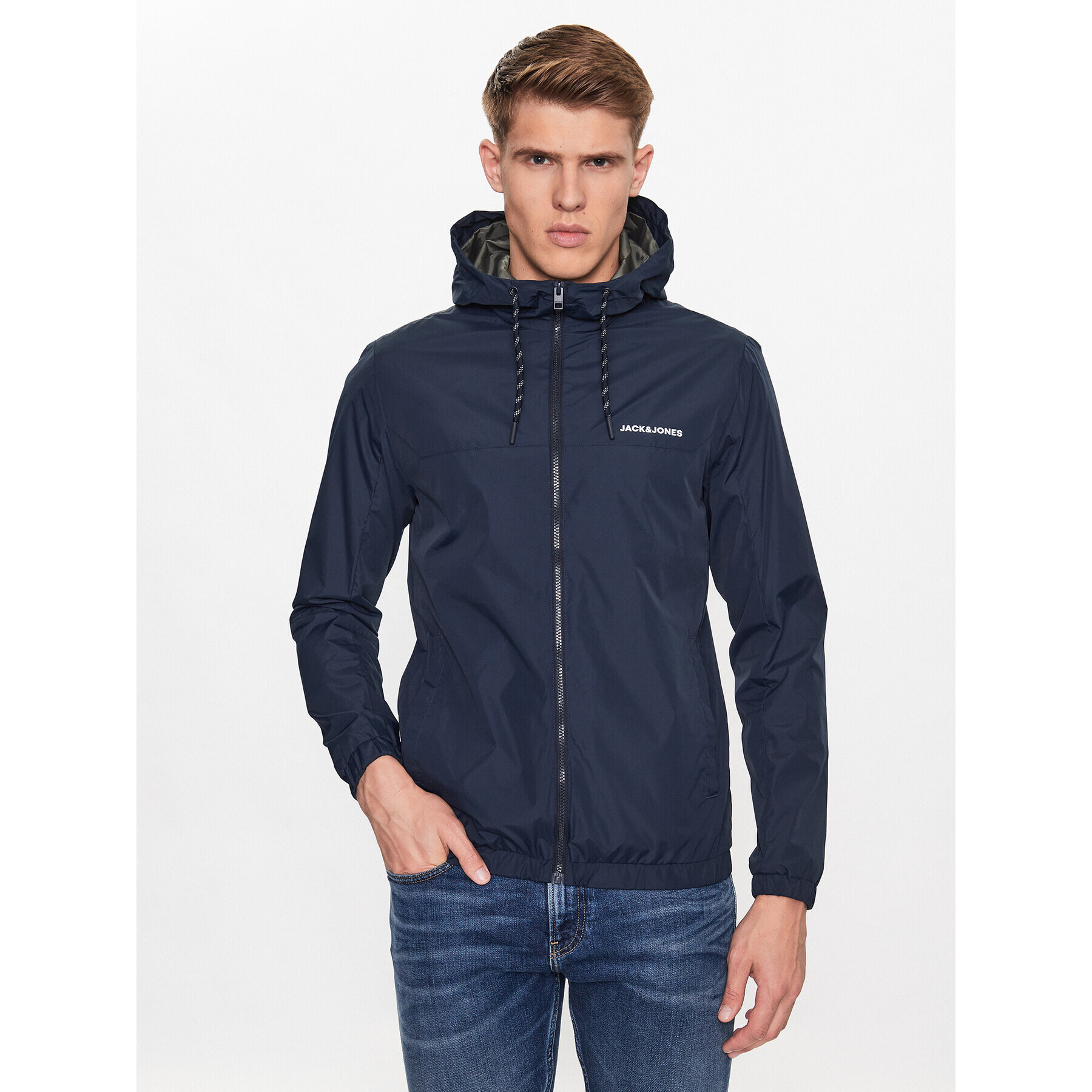 Jack&Jones Prechodná bunda 12223136 Tmavomodrá Regular Fit - Pepit.sk