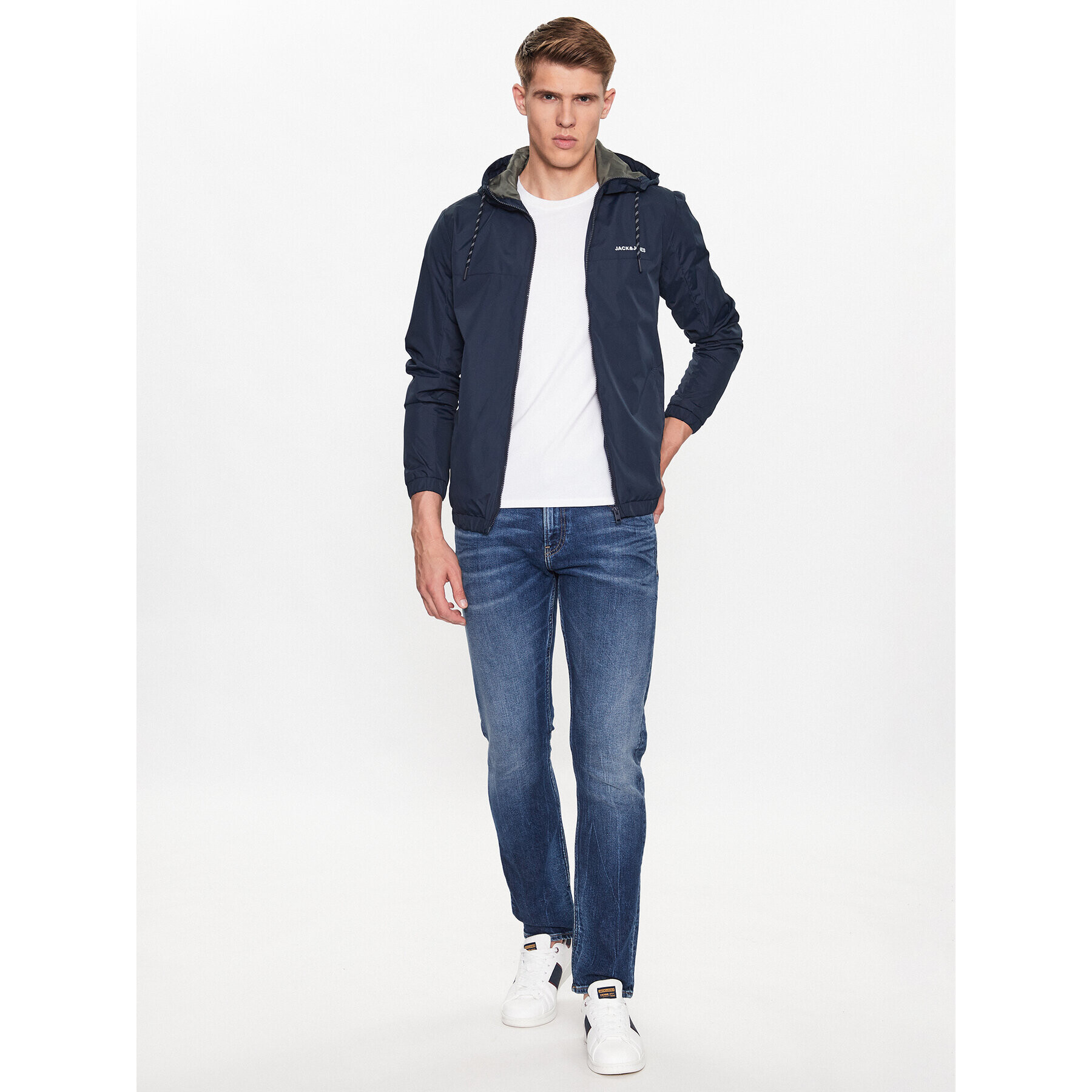 Jack&Jones Prechodná bunda 12223136 Tmavomodrá Regular Fit - Pepit.sk