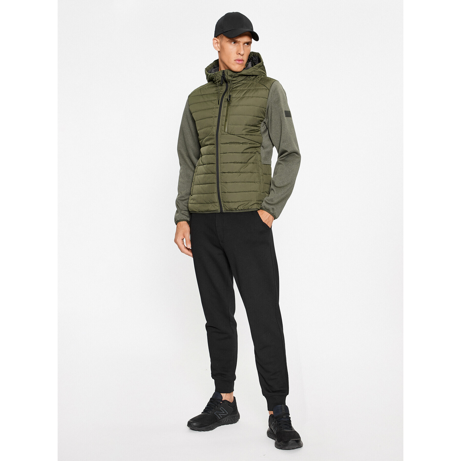 Jack&Jones Prechodná bunda 12237780 Zelená Regular Fit - Pepit.sk