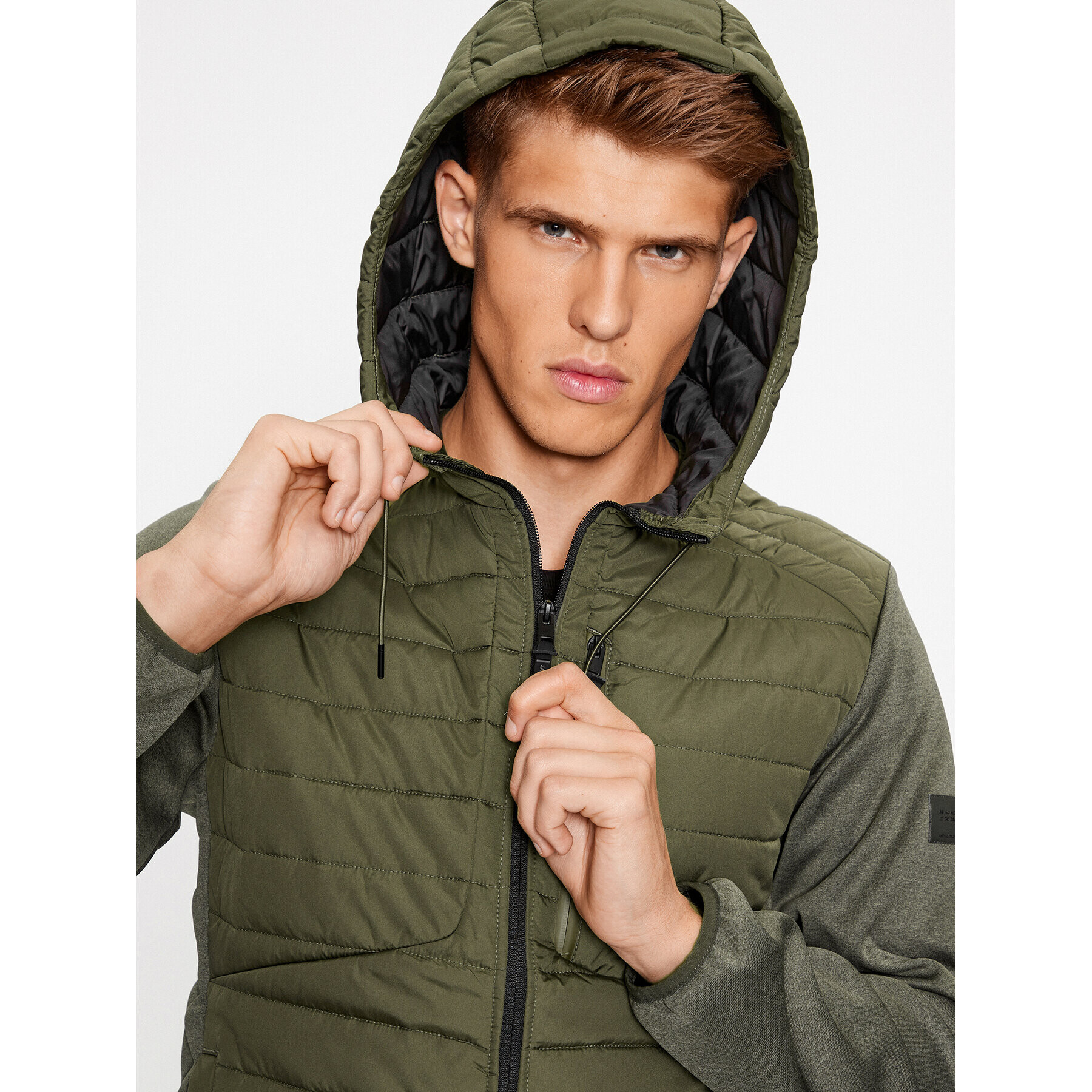 Jack&Jones Prechodná bunda 12237780 Zelená Regular Fit - Pepit.sk