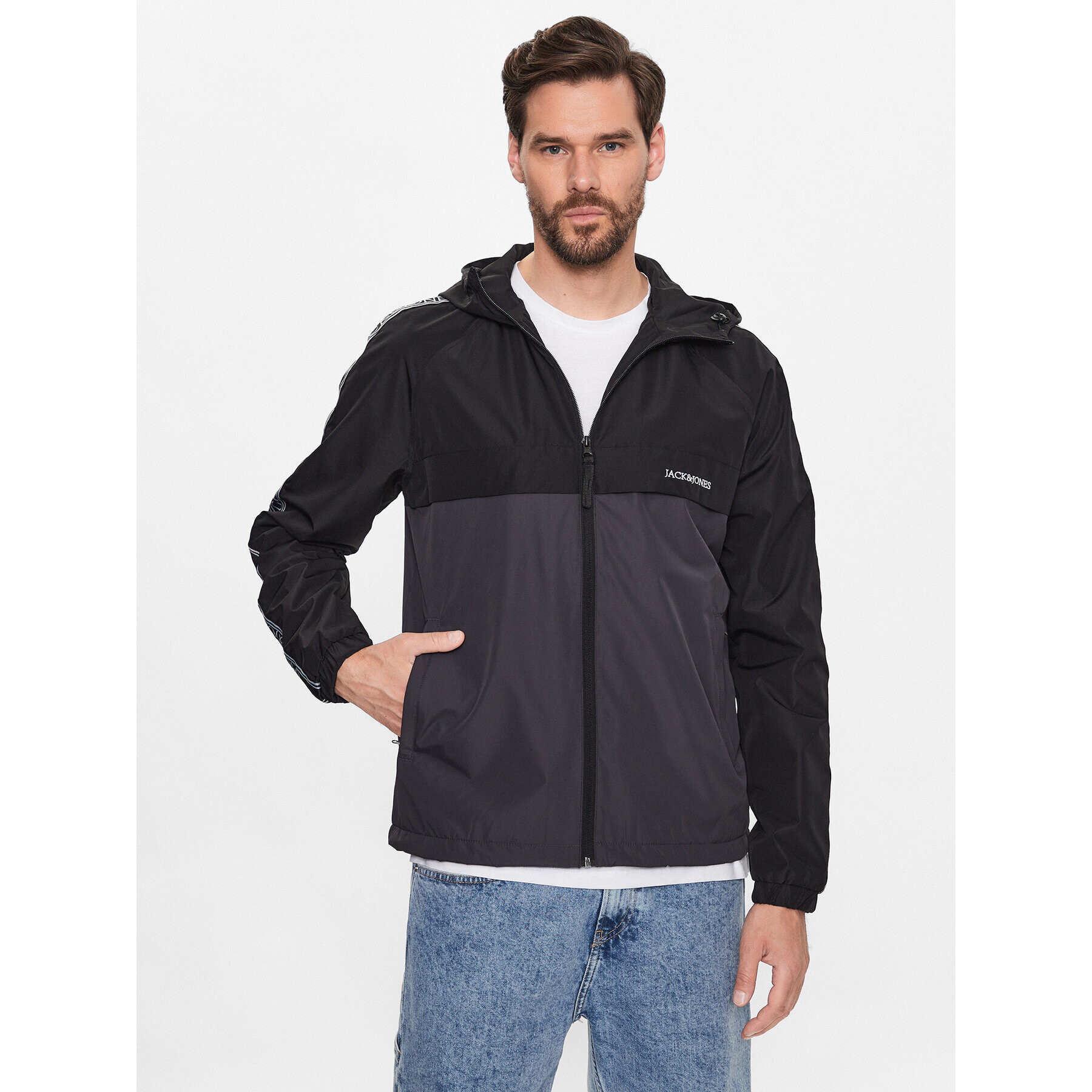 Jack&Jones Prechodná bunda Clark 12223140 Sivá Regular Fit - Pepit.sk