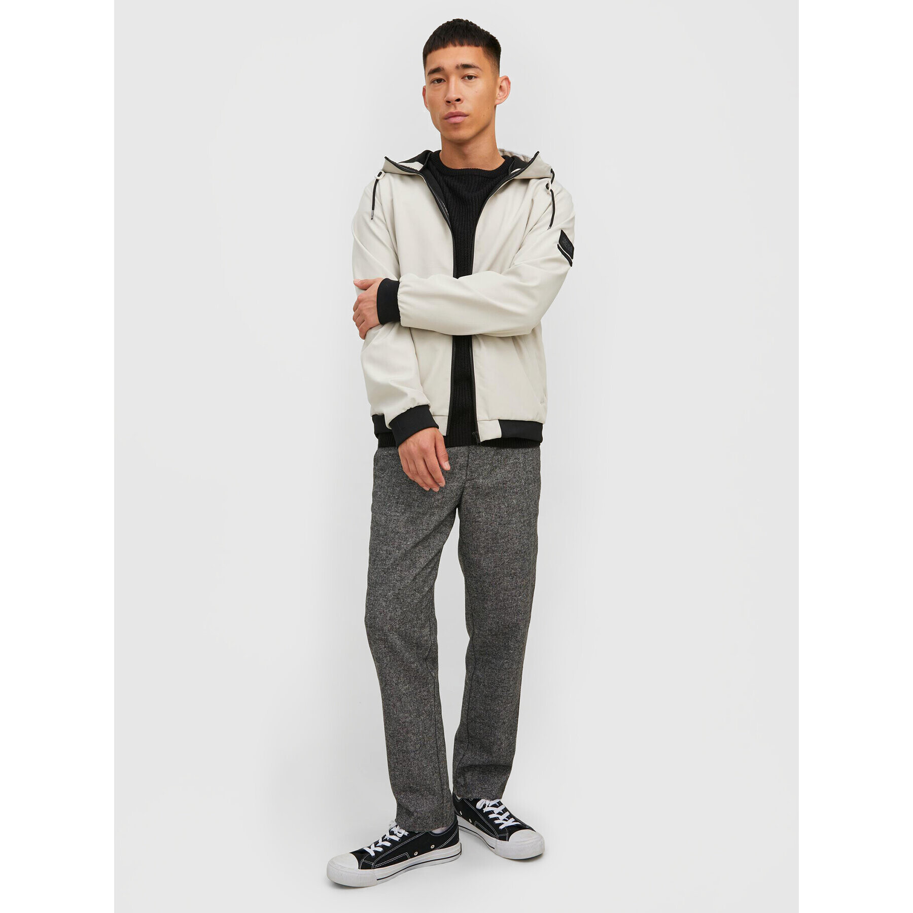 Jack&Jones Prechodná bunda Classic Waffle 12215818 Béžová Regular Fit - Pepit.sk