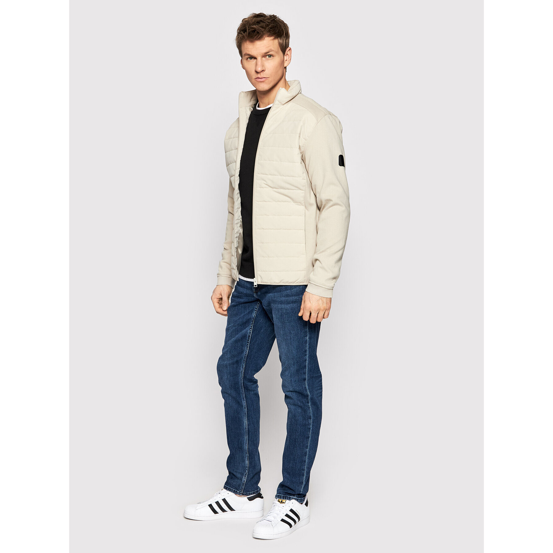 Jack&Jones Prechodná bunda Clay 12202968 Béžová Regular Fit - Pepit.sk