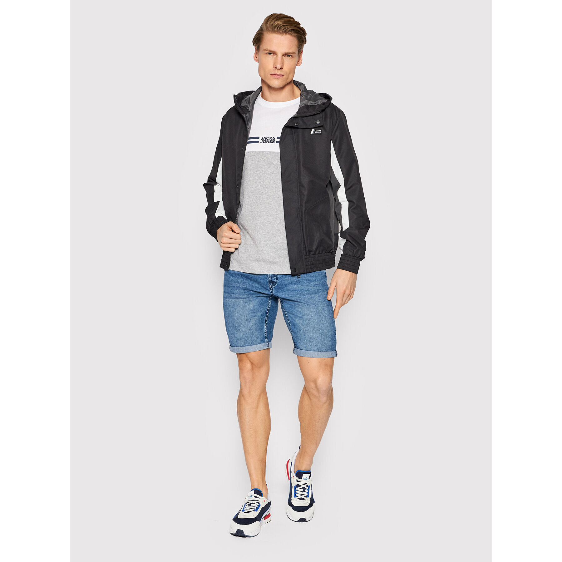 Jack&Jones Prechodná bunda Jakob Light 12205621 Čierna Regular Fit - Pepit.sk