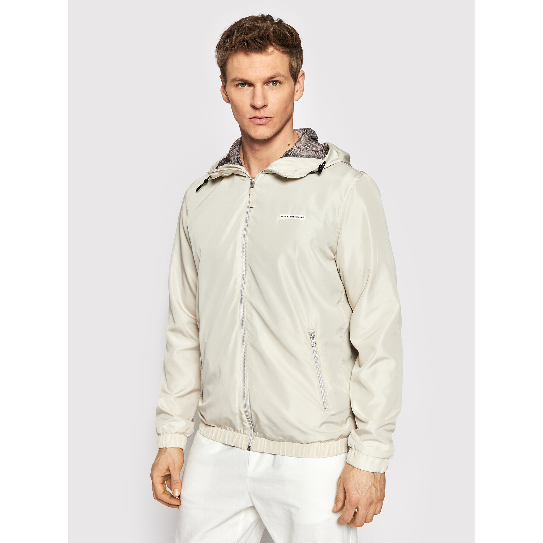 Jack&Jones Prechodná bunda Jungle 12203438 Béžová Regular Fit - Pepit.sk