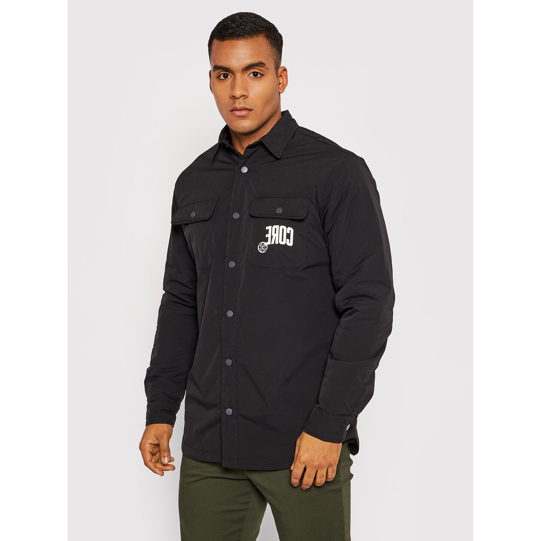 Jack&Jones Prechodná bunda Lett 12198394 Čierna Regular Fit - Pepit.sk