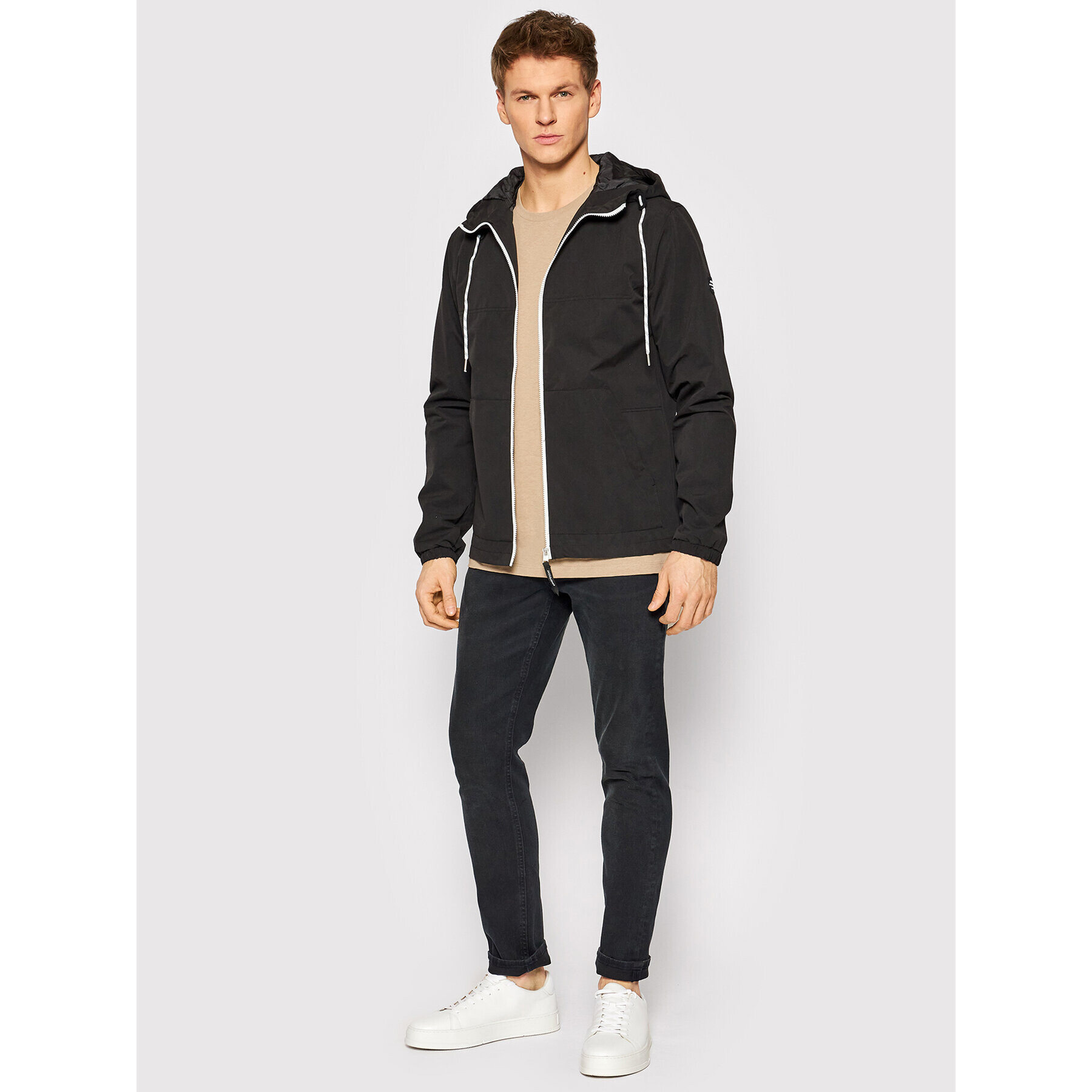 Jack&Jones Prechodná bunda Luke 12184996 Čierna Regular Fit - Pepit.sk