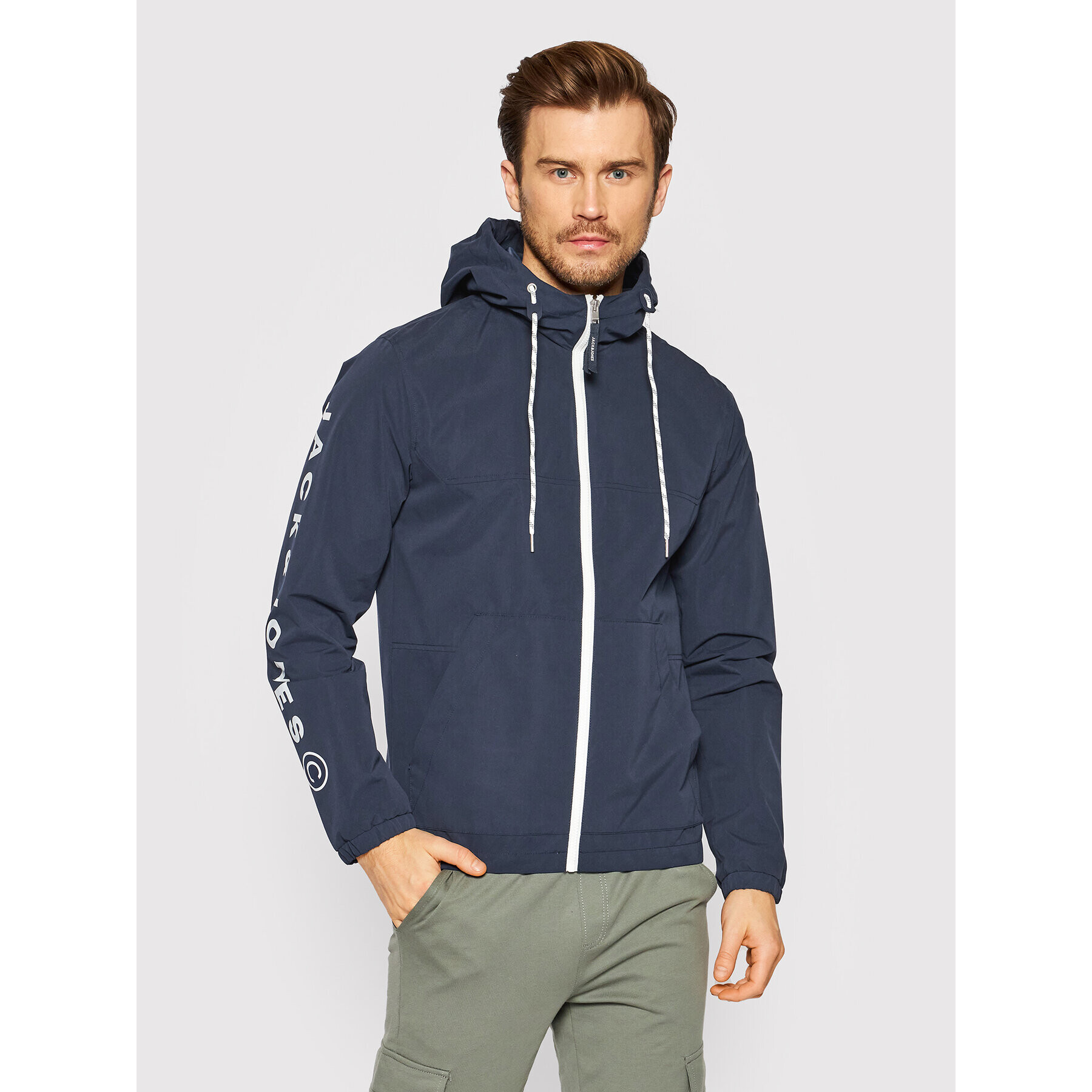 Jack&Jones Prechodná bunda Luke 12184996 Tmavomodrá Regular Fit - Pepit.sk