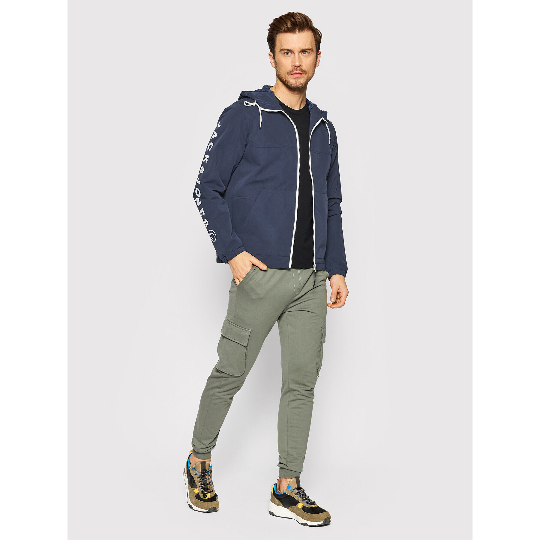 Jack&Jones Prechodná bunda Luke 12184996 Tmavomodrá Regular Fit - Pepit.sk