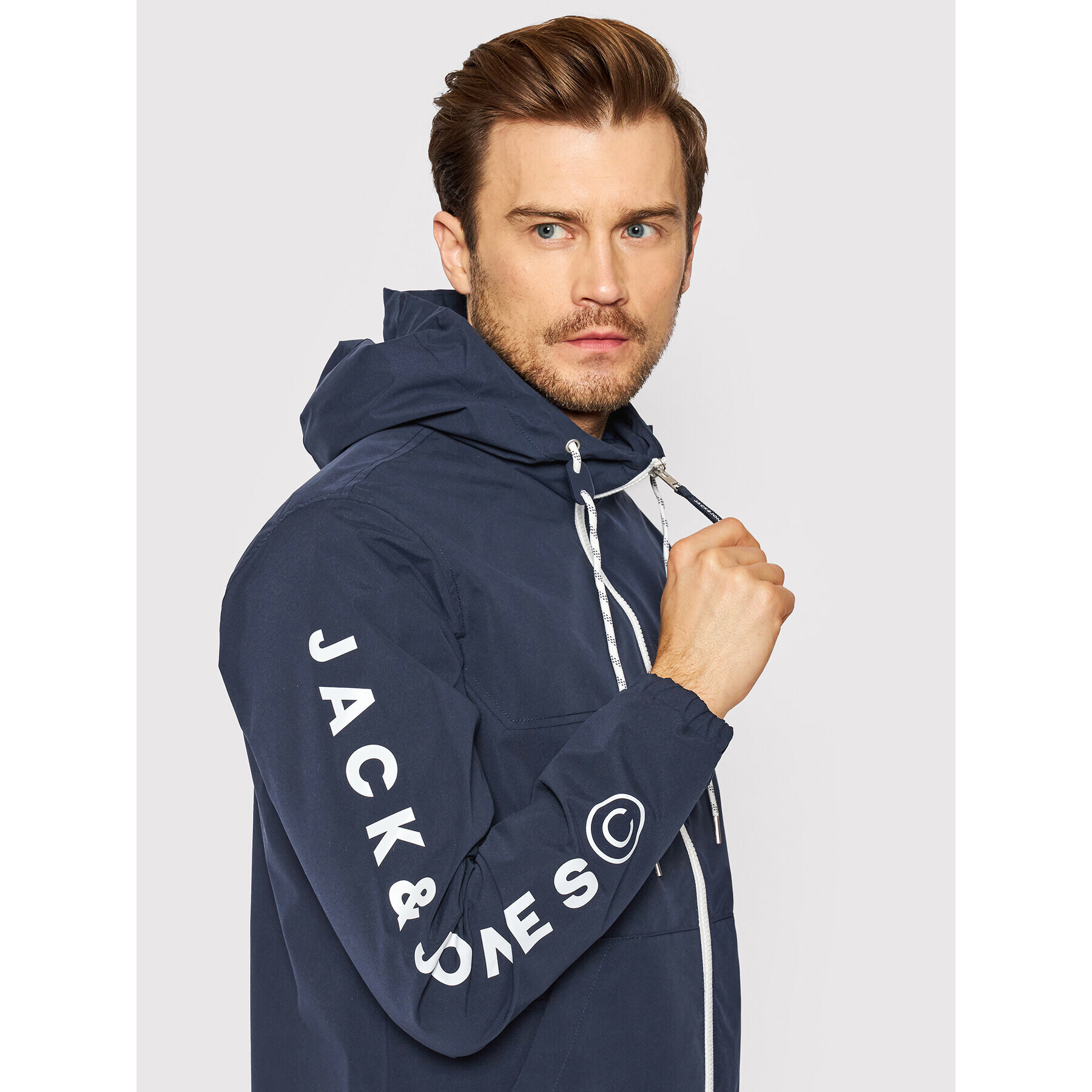 Jack&Jones Prechodná bunda Luke 12184996 Tmavomodrá Regular Fit - Pepit.sk